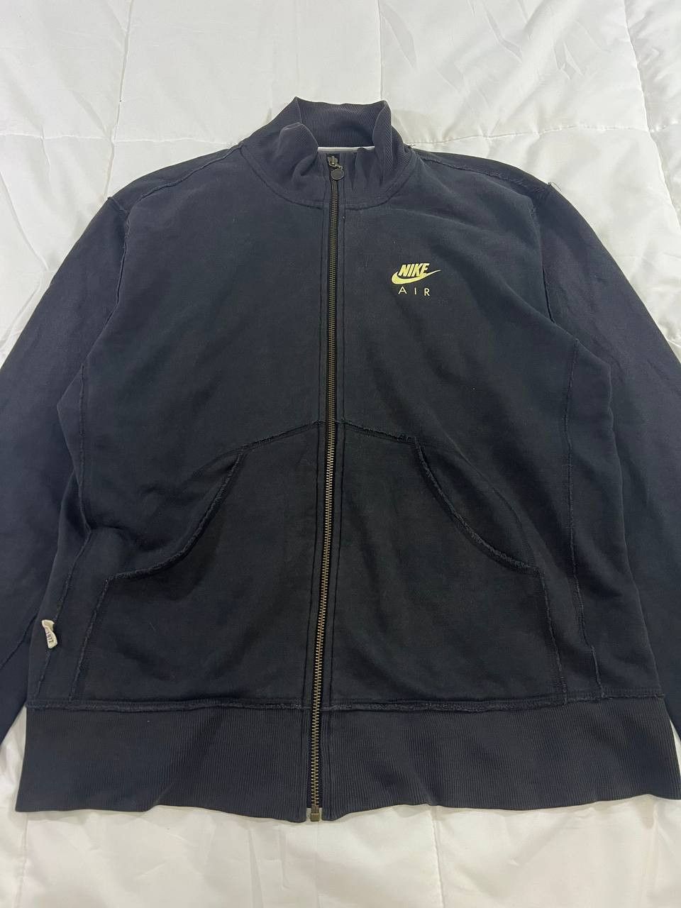Nike × Vintage Vintage Y2K Nike Air Zipper Sweater Size US L / EU 52-54 / 3 - 2 Thumbnail