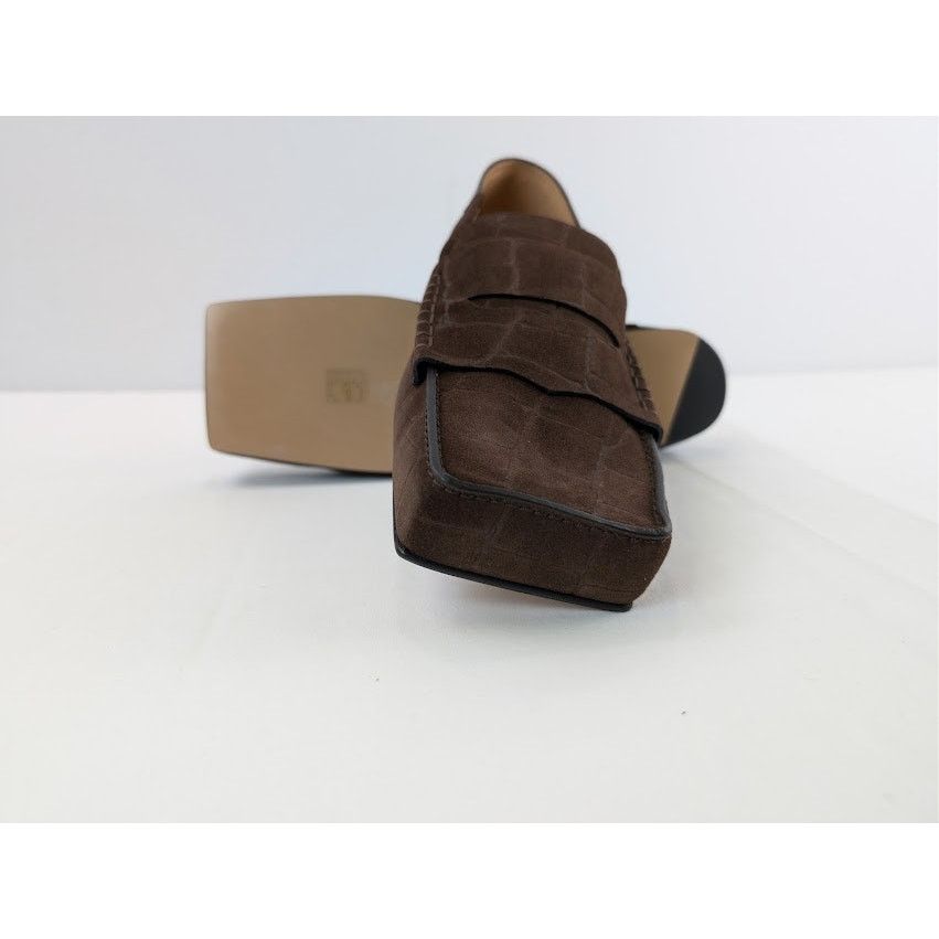 Jacquemus o1rshd1 Les Mocassins Carre Loafer Boots in Dark Brown Size US 12 / EU 45 - 13 Thumbnail