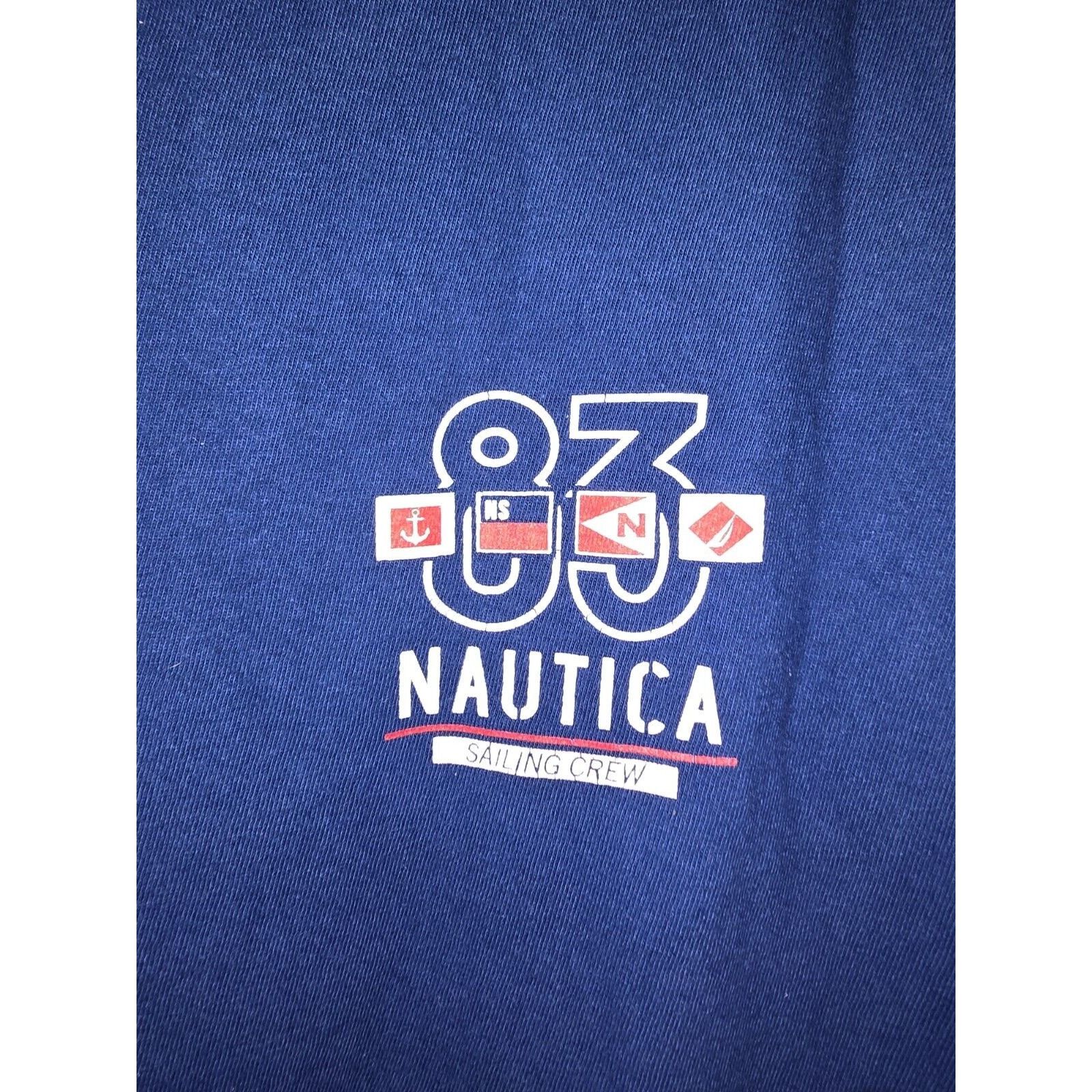 Nautica Nautica Sailing Crew Team T Shirt Navy Blue Size XXL Size US XXL / EU 58 / 5 - 2 Thumbnail