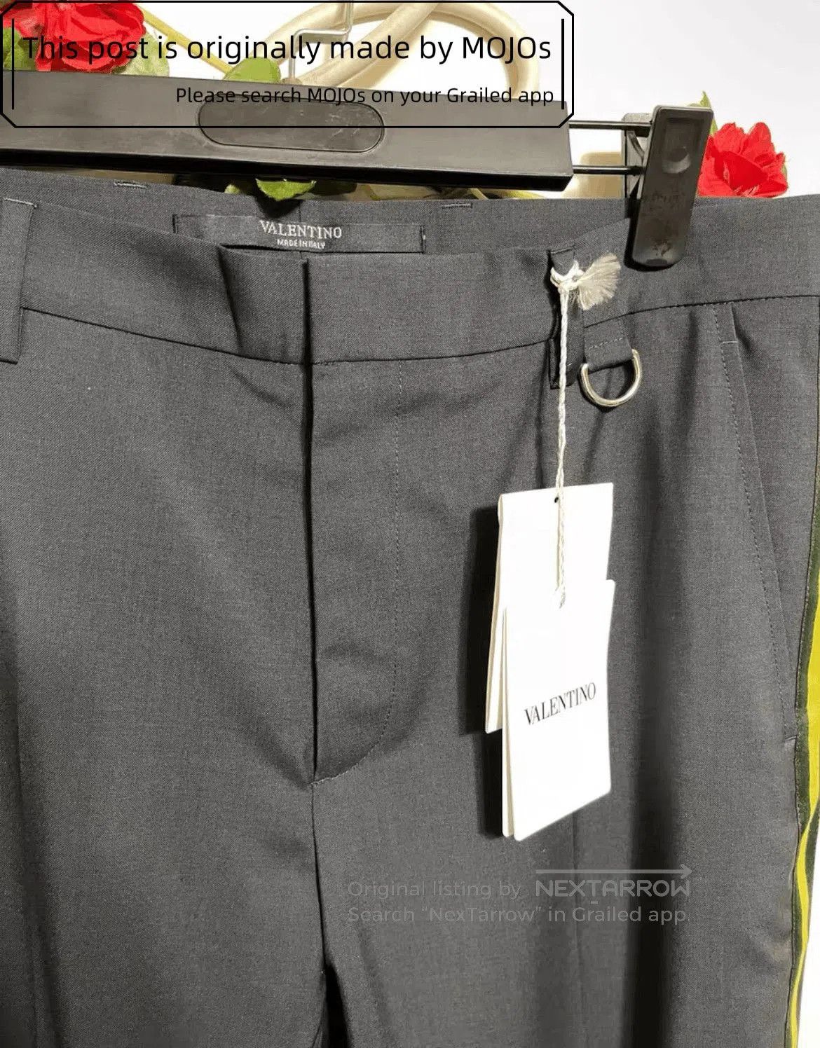 Valentino Sz 48 Valentino Side Stripe Trousers. Size US 32 / EU 48 - 4 Thumbnail