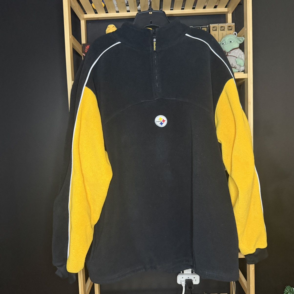 NFL NFL Pittsburgh Steelers Quarter Zip Fleece Size XL Size US XL / EU 56 / 4 - 1 Thumbnail