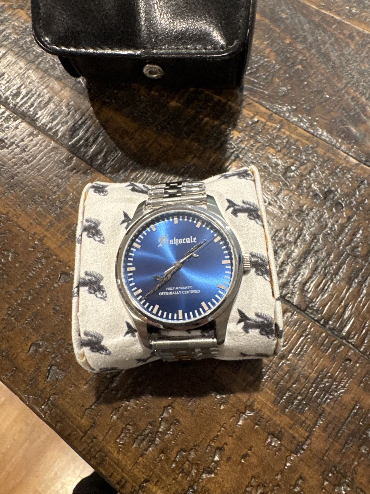 Other Fishingforscale Blue Face Automatic Watch Size ONE SIZE - 5 Thumbnail