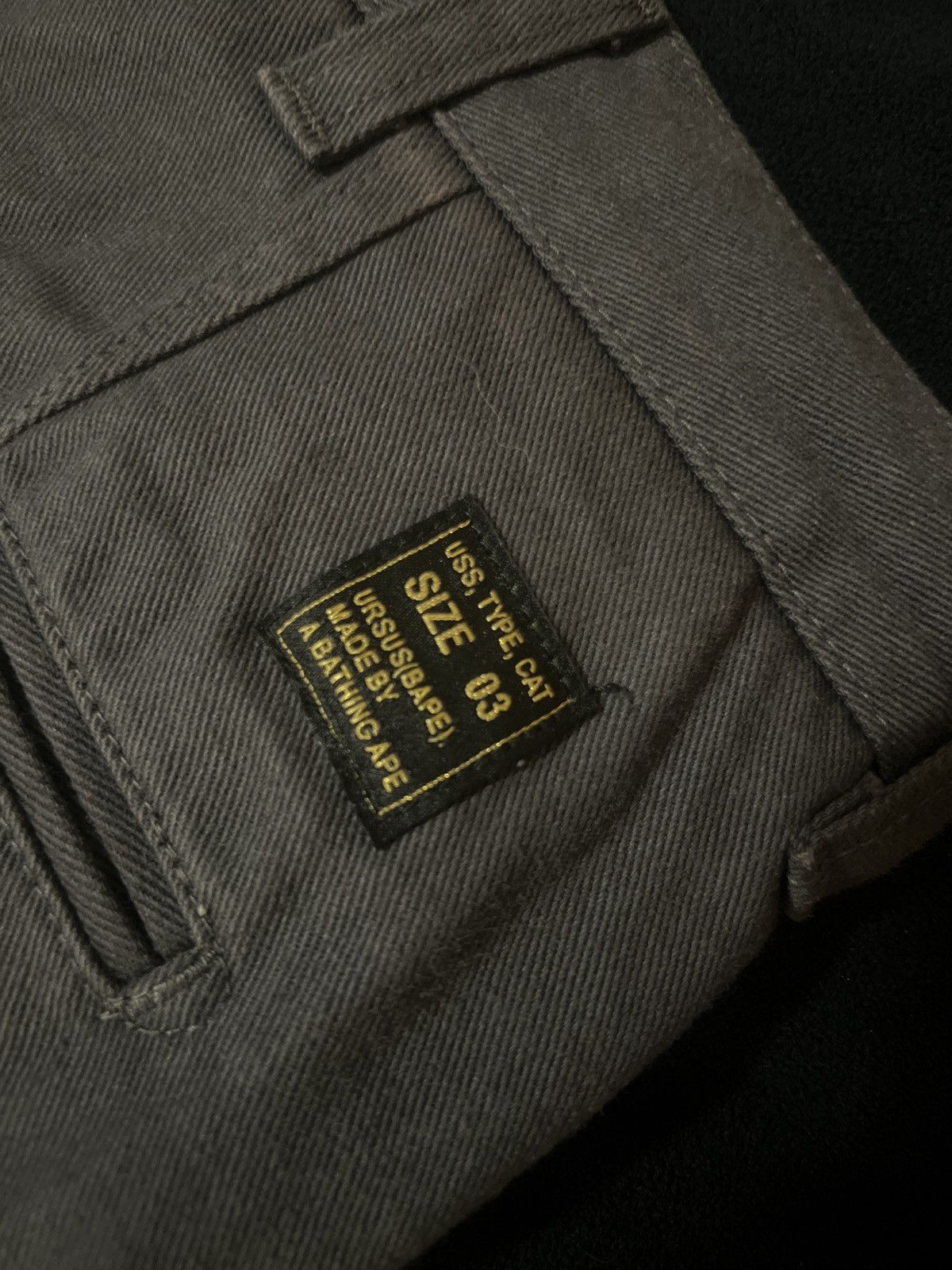 Bape Ursus Bape 2011 grey denim jeans Size US 33 - 6 Thumbnail