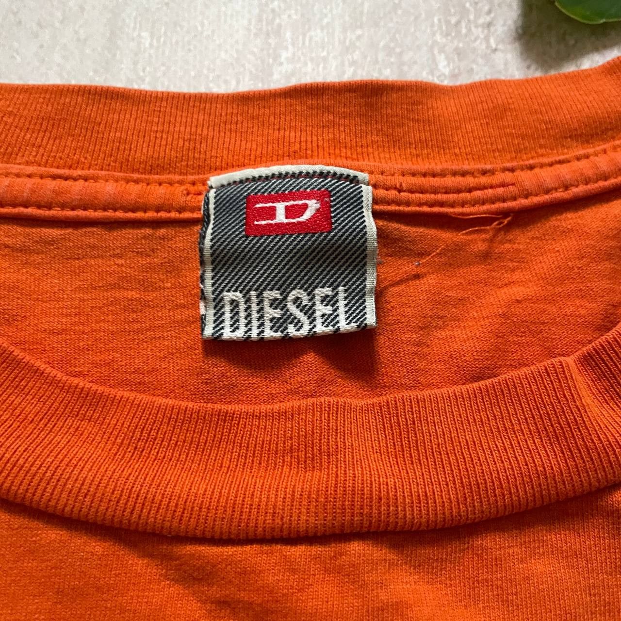 Diesel VINTAGE Y2K DIESEL JAPANESE BOXY AMAZING FADED NAVY RARE TEE Size US XL / EU 56 / 4 - 3 Thumbnail