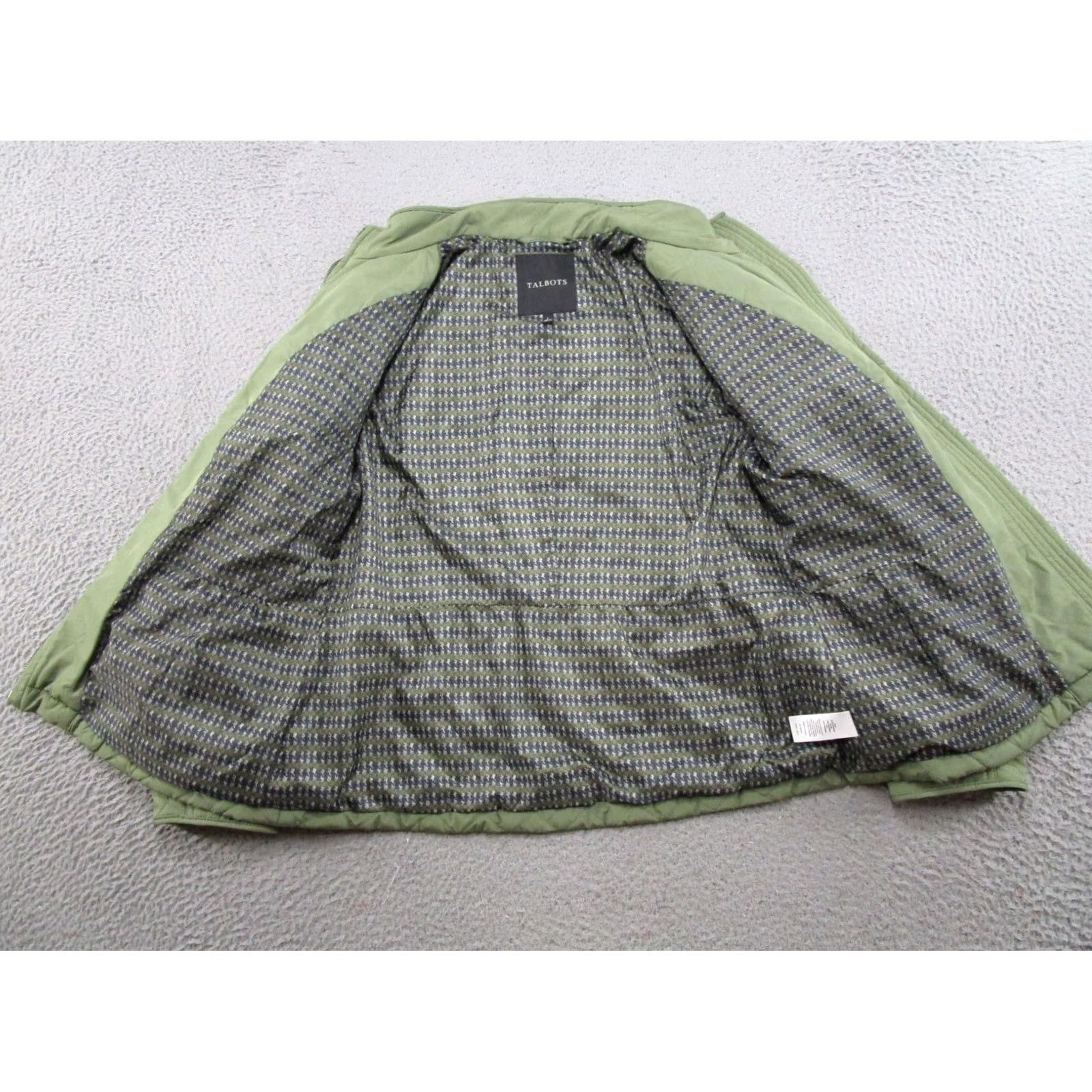 Talbots Talbots Diamond Quilted Jacket Full Zip Womens Size L Green Pockets Preppy Vintage: No Size L / US 10 / IT 46 - 4 Thumbnail