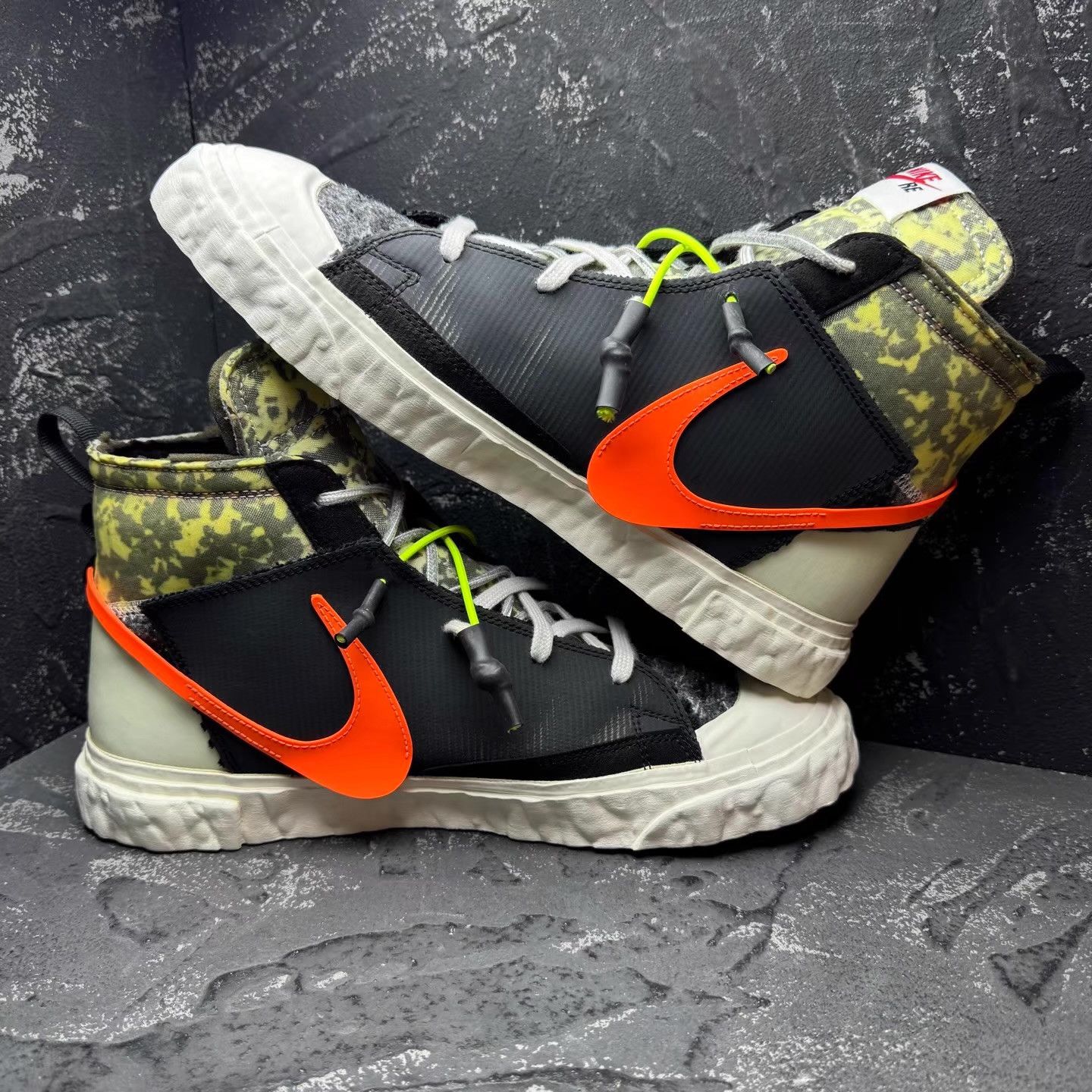 Nike READYMADE × Nike Blazer Black & Orange Q10 Size US 10.5 / EU 43-44 - 5 Thumbnail