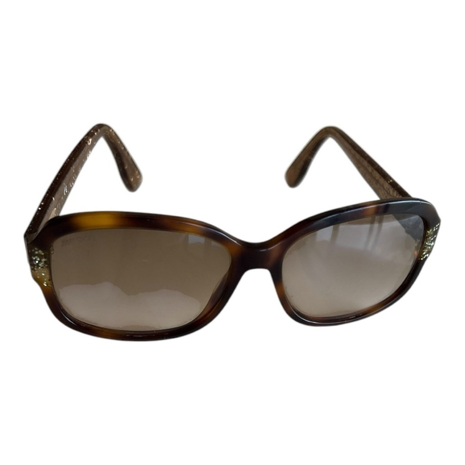 Jimmy Choo JIMMY CHOO Brown Gradient Rectangular Sunglass KYLE 0Q9W 57 Size ONE SIZE - 5 Thumbnail