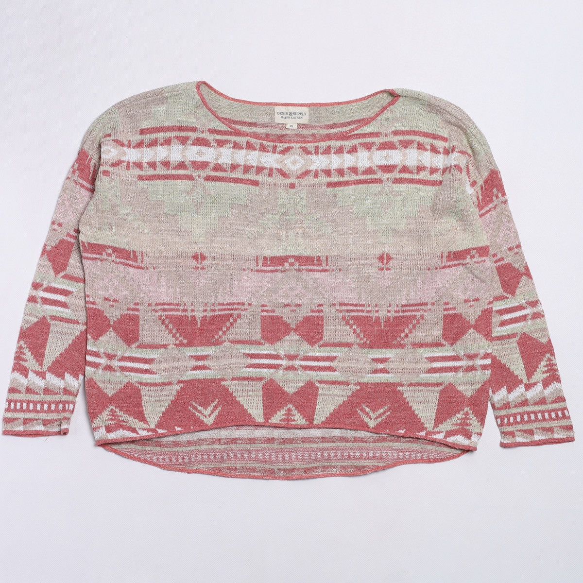 Denim & Supply Ralph Lauren Denim Supply Ralph Lauren Wide Sweater Aztec Oversize Size XL / US 12-14 / IT 48-50 - 1 Thumbnail