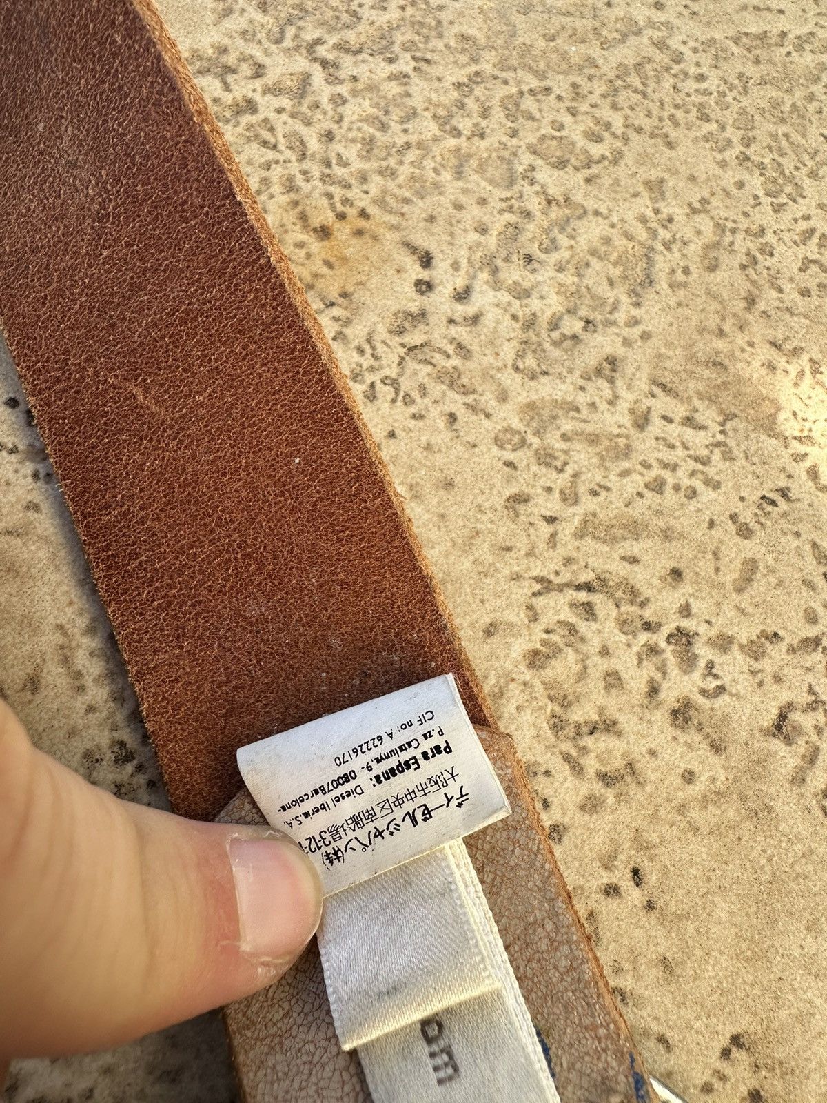 Diesel Diesel Leather Brown Belt Size ONE SIZE - 10 Thumbnail