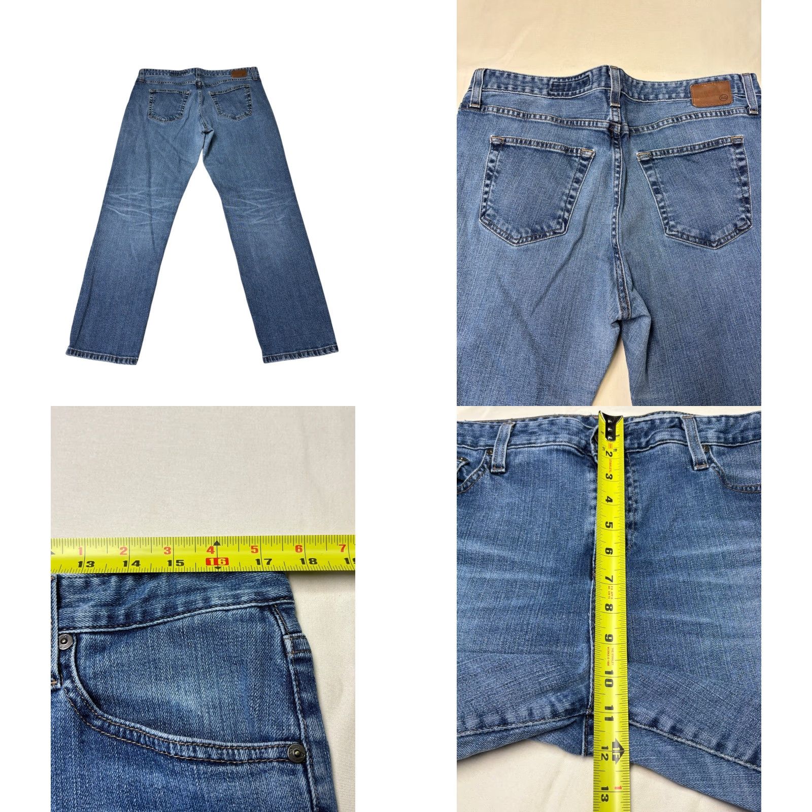 Vintage VINTAGE AG Adriano Goldschmied Ex Boyfriend Slim Jeans Medium Wash Women Size 32X27 Size 24" / US 00 / IT 34 - 8 Thumbnail