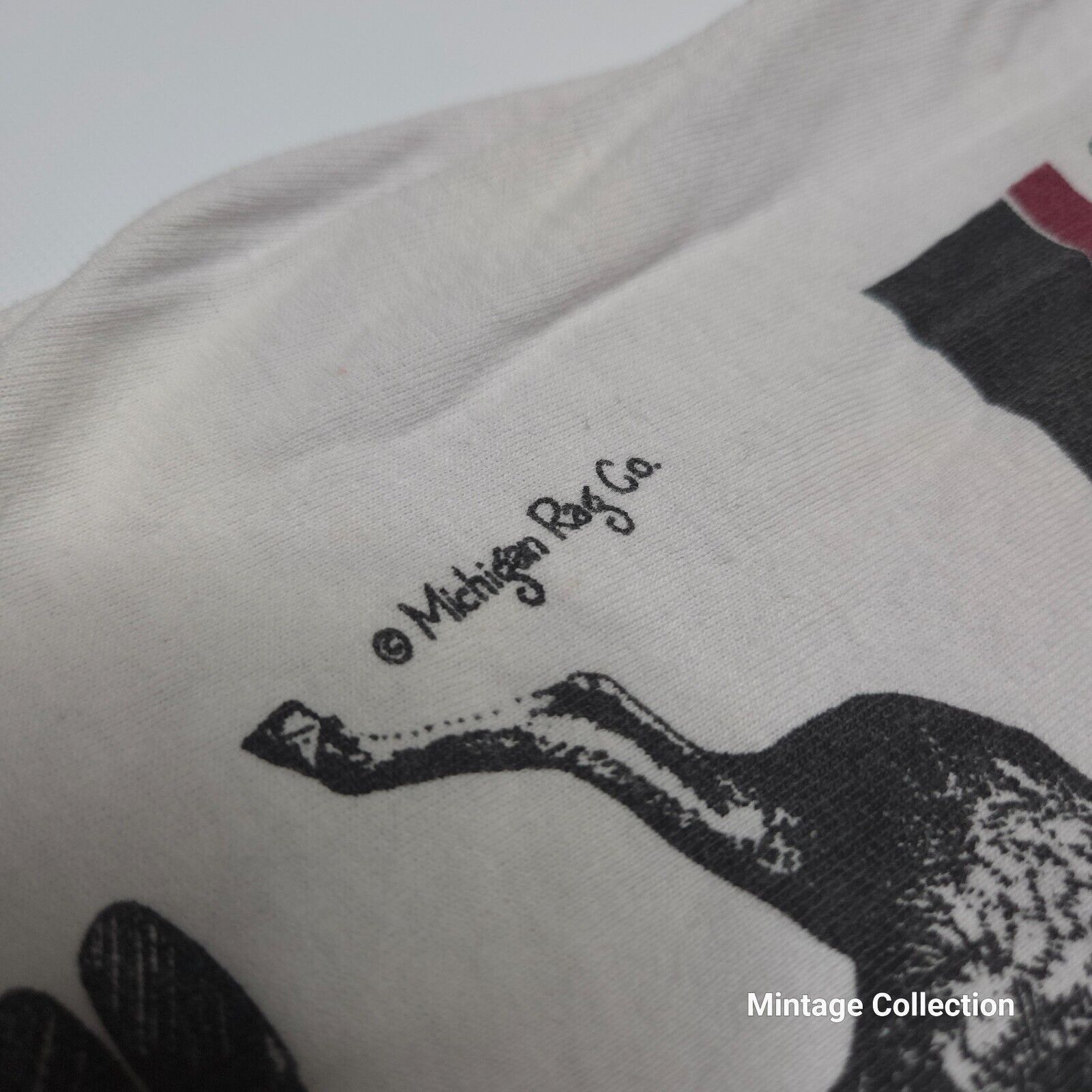 Other VINTAGE MICHIGAN RAG Co. MOOSE BEAR PINE CONE TEE SHIRT Size US L / EU 52-54 / 3 - 5 Thumbnail