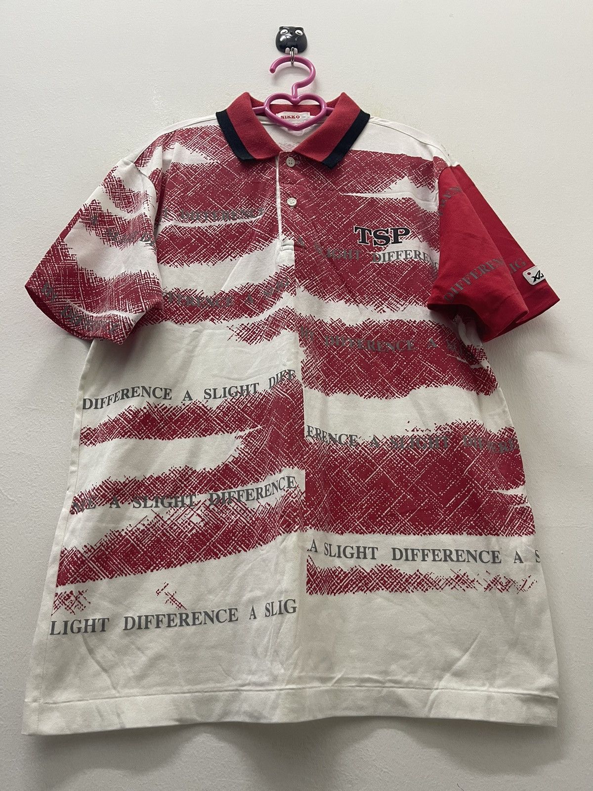 Japanese Brand Rare Vintage TSP Nikko JTTA A Slight Difference Polo Size US L / EU 52-54 / 3 - 2 Thumbnail