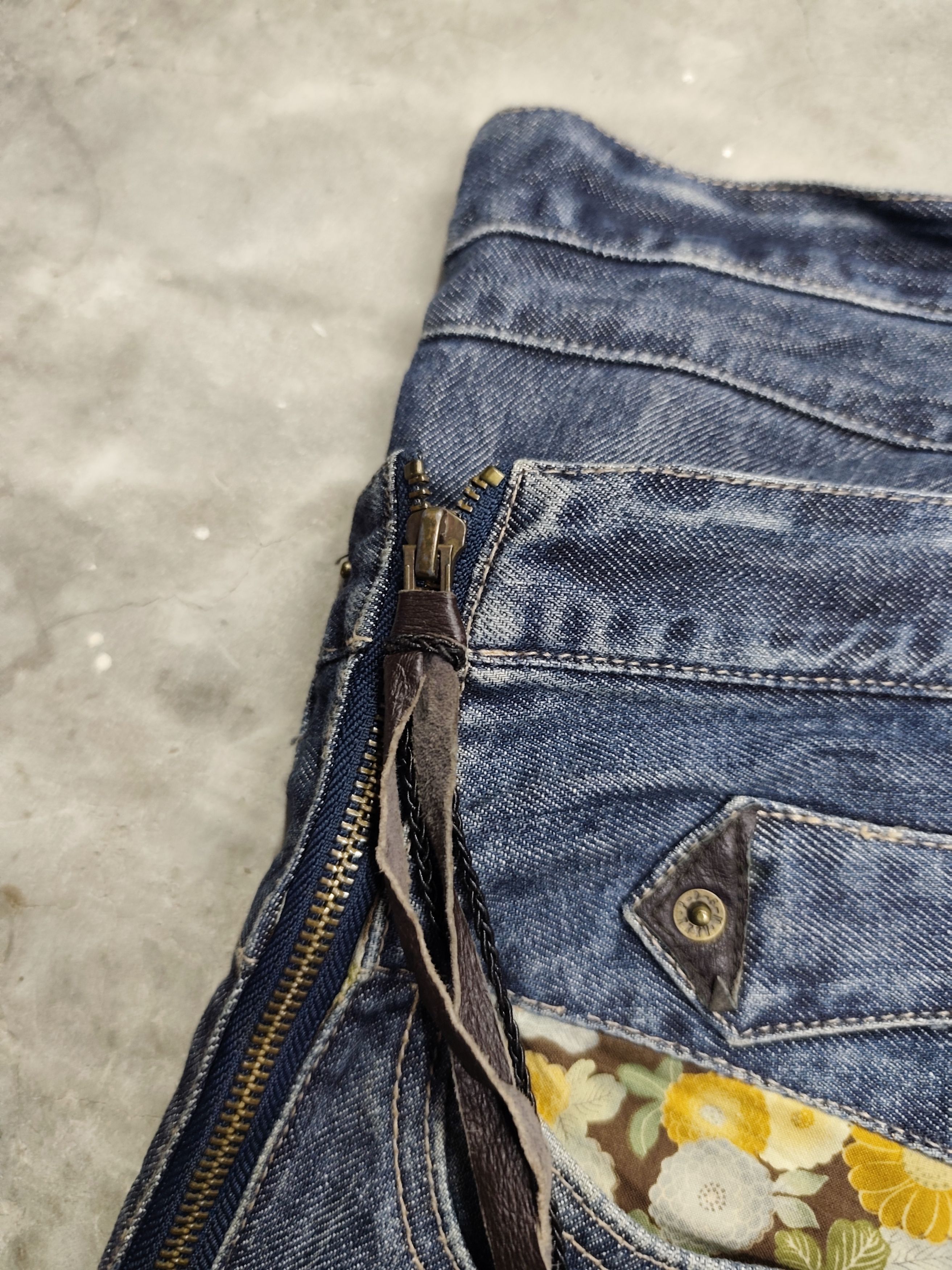 If Six Was Nine PPFM “Double Waisted Denim” Size US 33 - 8 Thumbnail