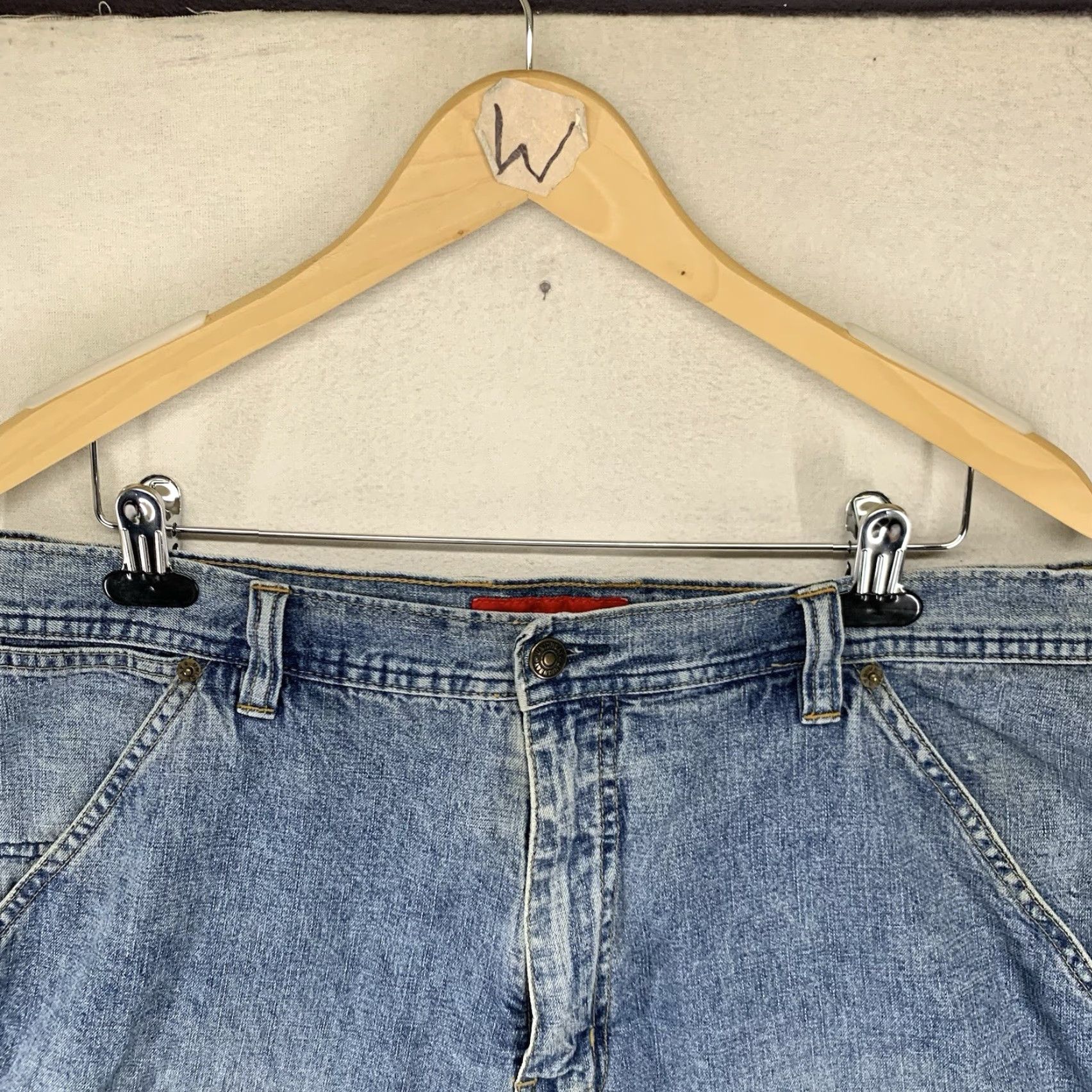 Vintage VINTAGE Union Bay Baggy Jean Shorts Jorts 38 Blue Denim 90s Mens Size US 38 / EU 54 - 5 Thumbnail