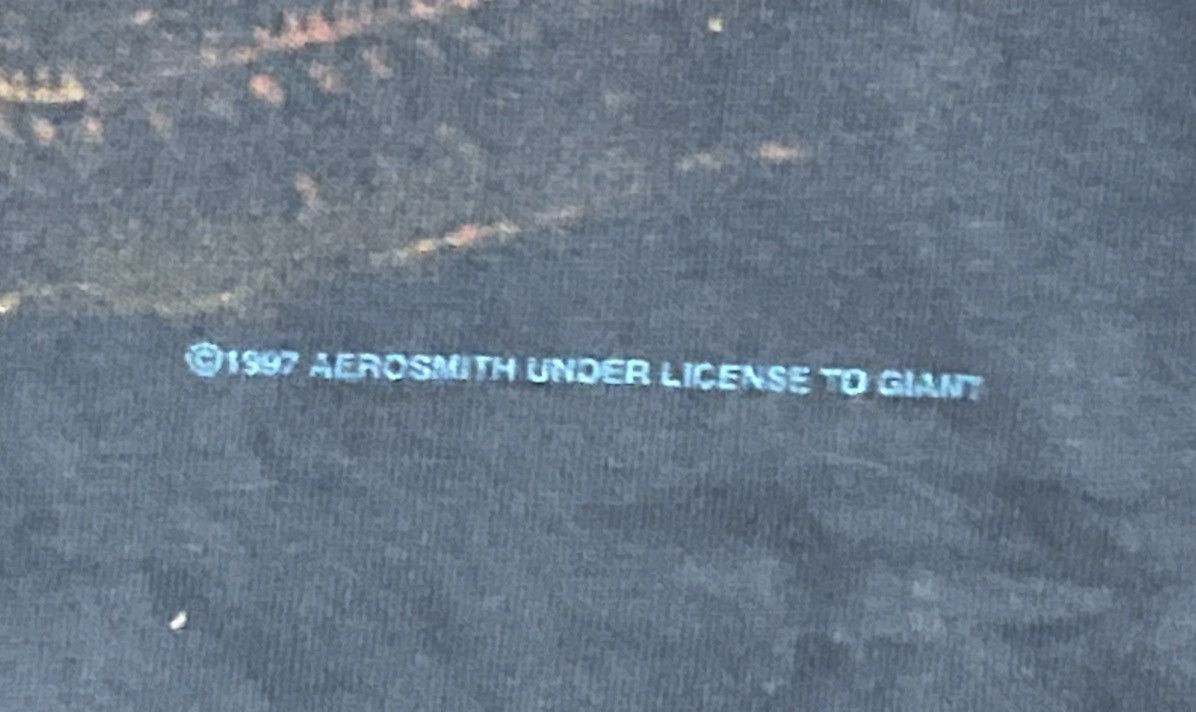 Band Tees Aerosmith Nine Live Tour 1997 Size US XL / EU 56 / 4 - 6 Thumbnail