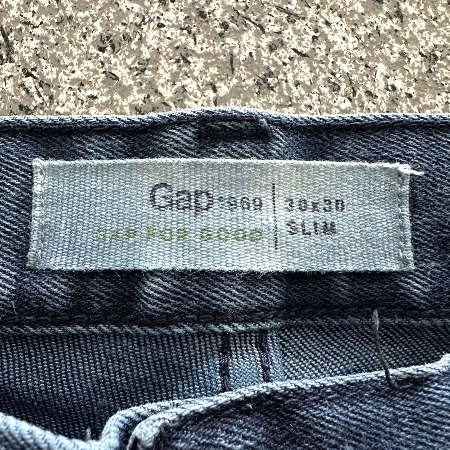 Gap Gap 1969 Jeans Men Slim 30 x 30 Blue Denim 5-Pocket Straight Jeans 1969 Gap Mens Slim Straight Jeans Blue/Denim 30in Inseam 30in Waist 38? Size US 38 / EU 54 - 3 Thumbnail