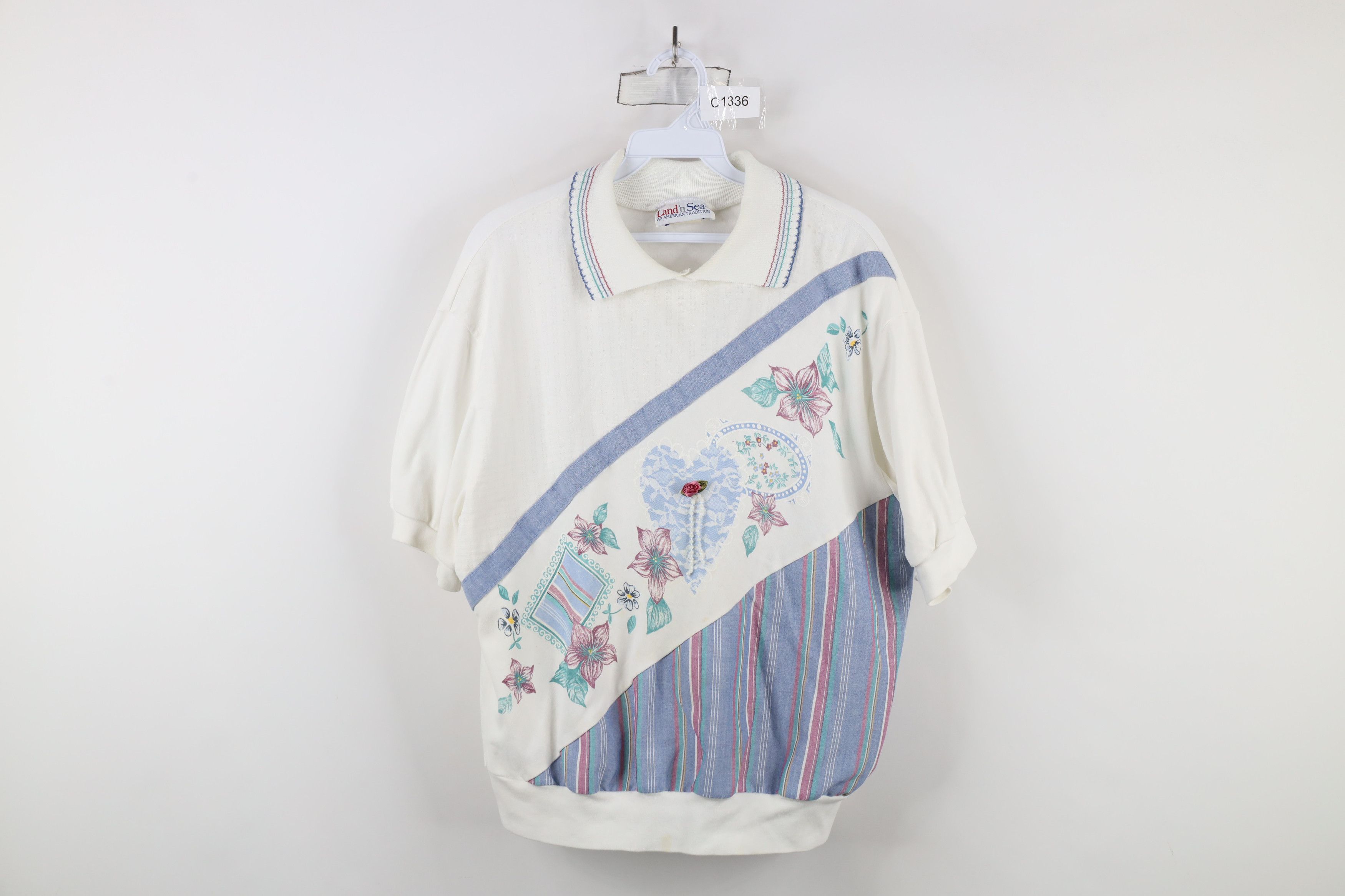 Vintage Vintage 90s Country Primitive Collared Pullover Polo USA Size L / US 10 / IT 46 - 1 Thumbnail