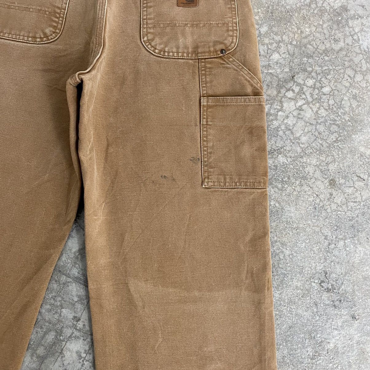 Carhartt Vintage Carhartt Double Knee Tan Dirty Carpenter Pants Size US 30 / EU 46 - 18 Thumbnail