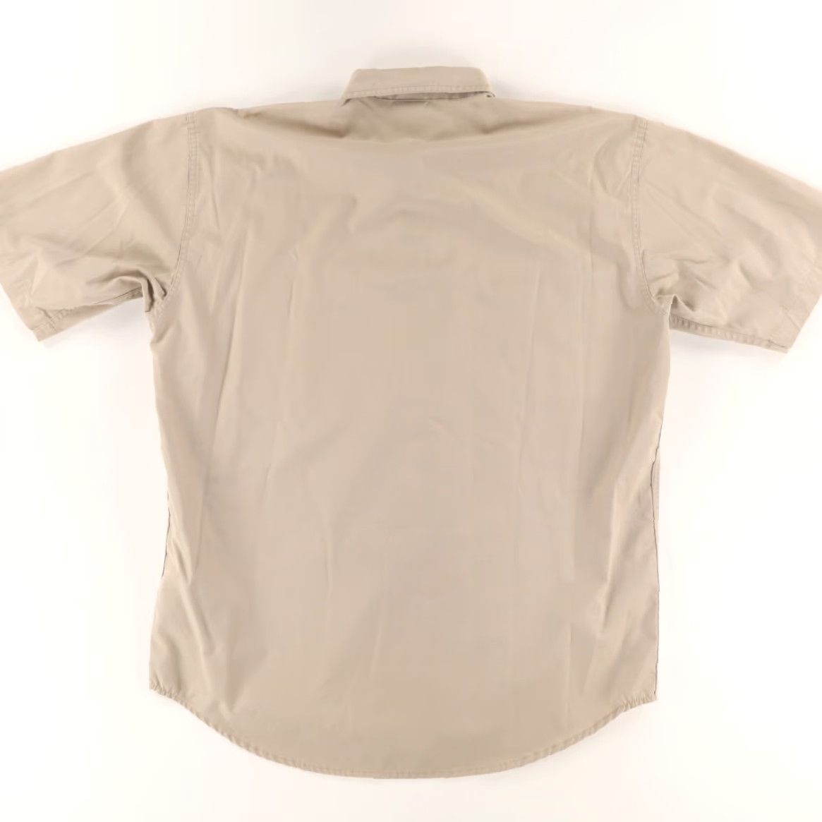Vintage Cabelas Outfitter Employee Cotton Blend Solid Button Down Shirt Tan Men's LT Shirt Adult Mens Size US L / EU 52-54 / 3 - 4 Thumbnail