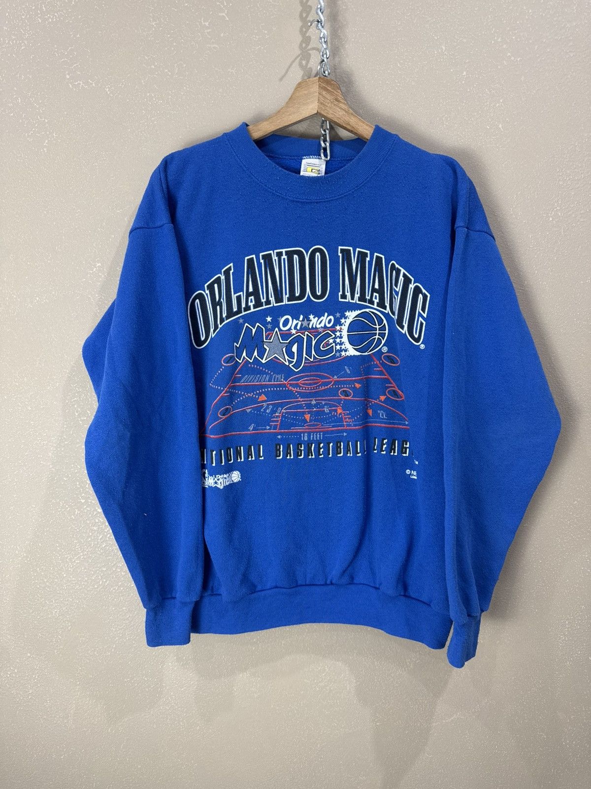 NBA 90's Orlando Magic NBA Vintage Sweatshirt (Made in USA) Size US L / EU 52-54 / 3 - 1 Thumbnail
