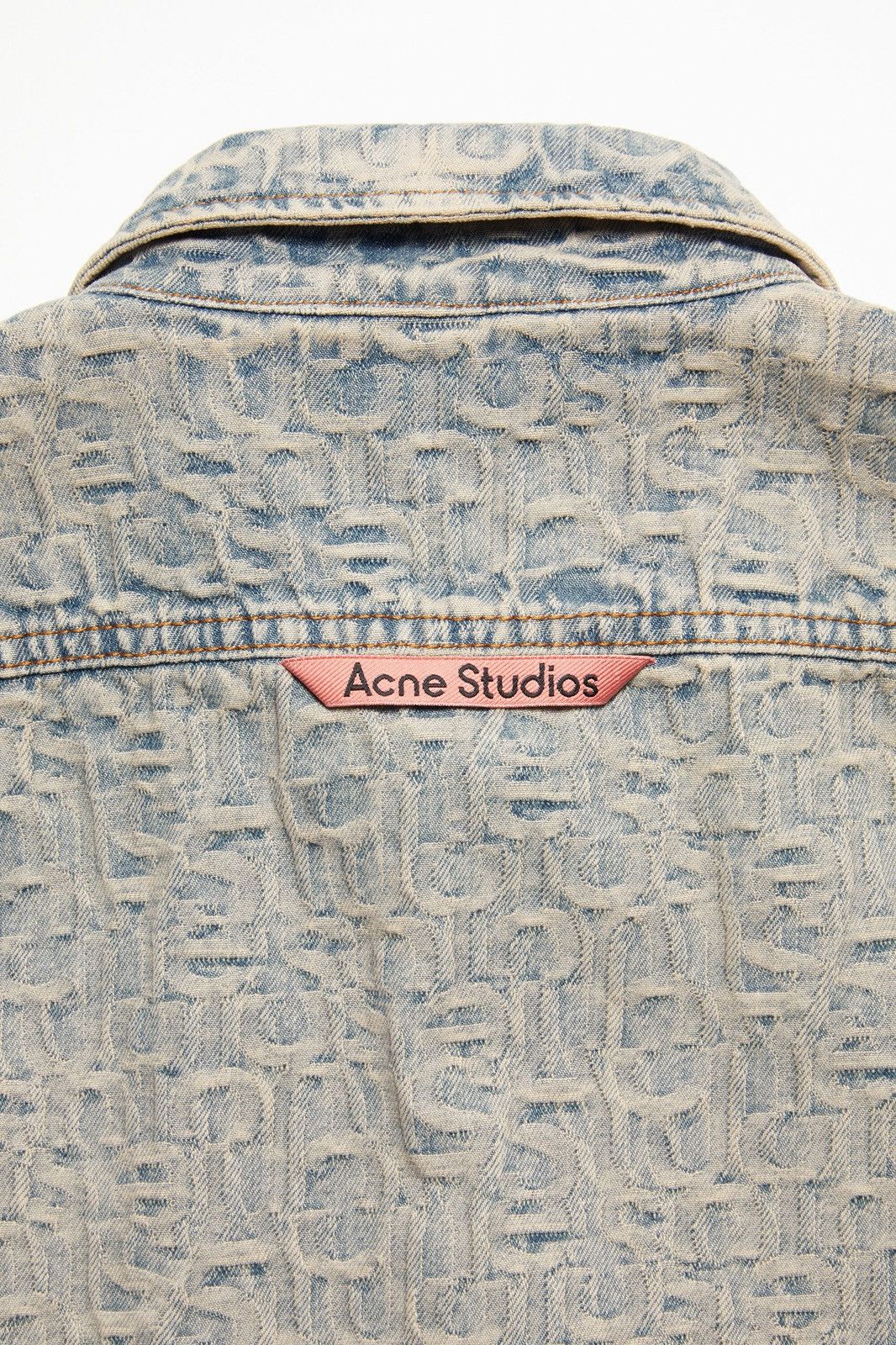 Acne Studios Acne Studios Monogram Denim Shirt - Relaxed Fit Size US XS / EU 42 / 0 - 5 Thumbnail