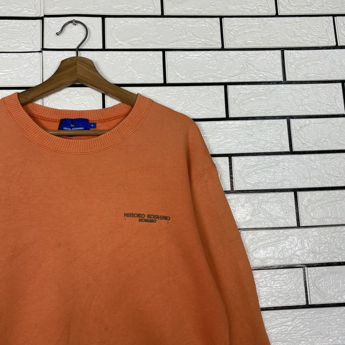 Japanese Brand 📌Vintage Sweatshirt Hiroko Koshino Big Logo Size US M / EU 48-50 / 2 - 7 Thumbnail