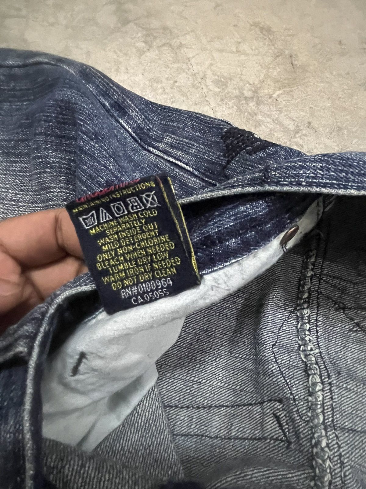 Akademiks akdemiks baggy patchwork shashiko boro denim Size US 34 / EU 50 - 9 Thumbnail
