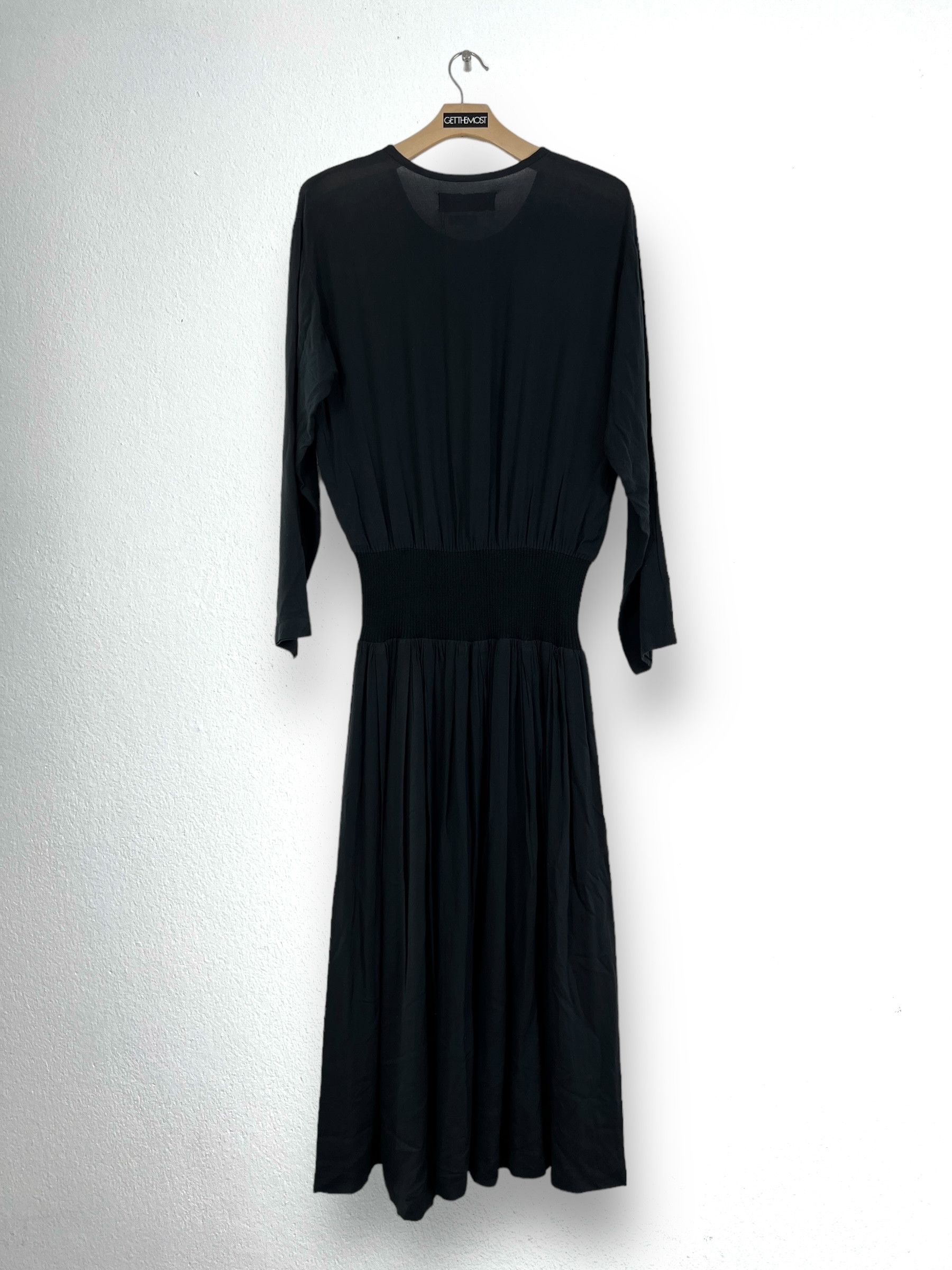 Tricot Comme des Garcons tricot COMME des GARÇONS Black Maxi Dress GTMPT726 Size L / US 10 / IT 46 - 9 Thumbnail