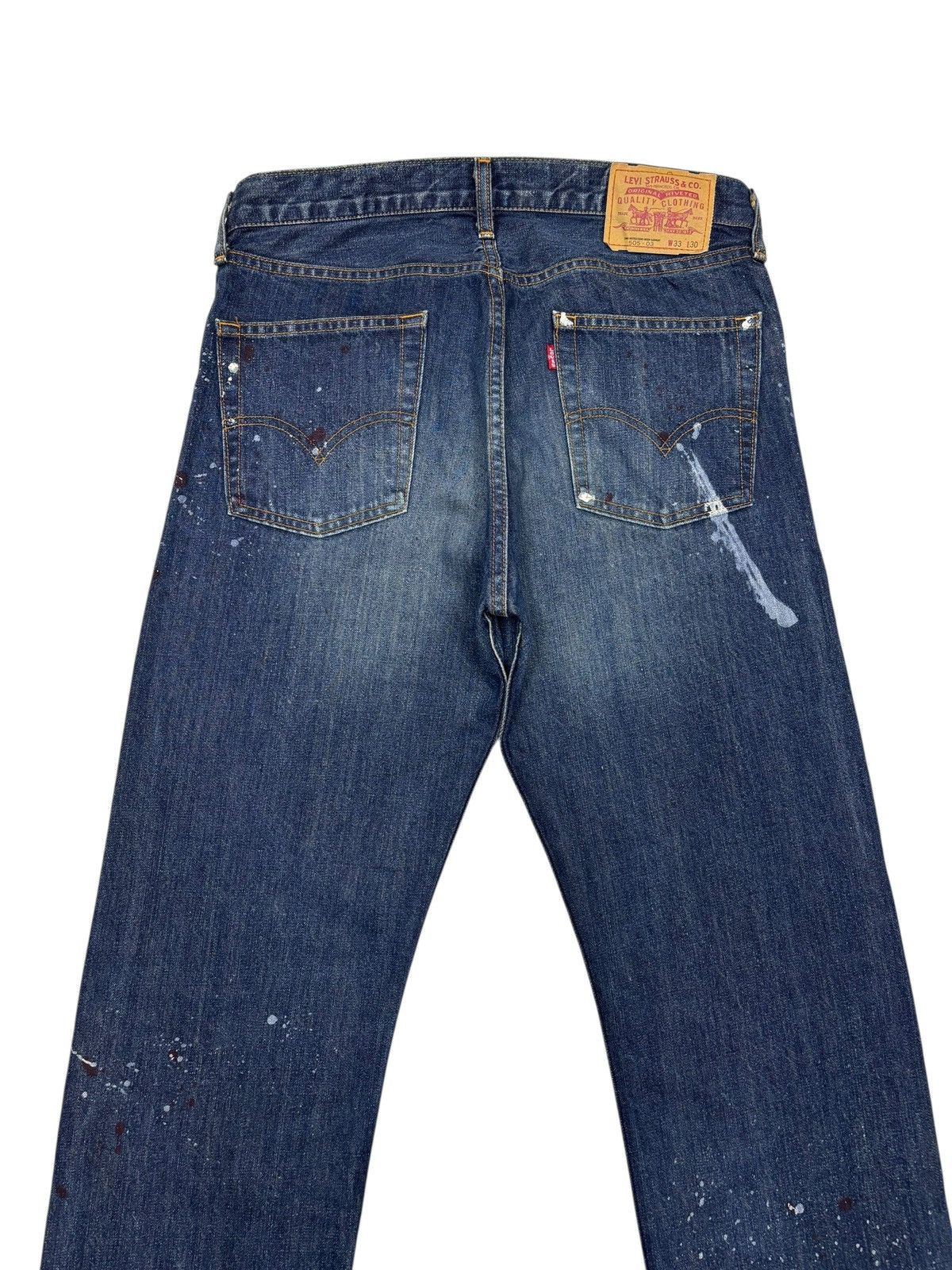 Levi's 🔥VINTAGE LEVIS 505 PAINTER JEANS DENIM JEANS Size US 33 - 6 Thumbnail