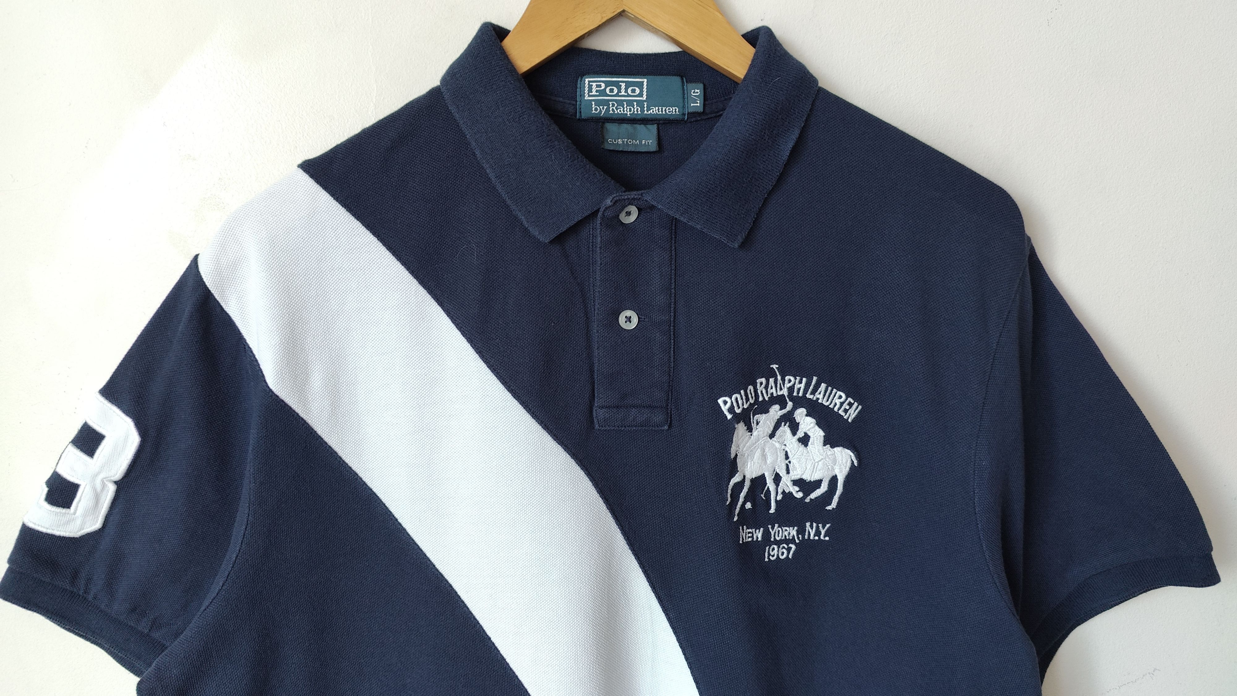 Polo Ralph Lauren Ralph Lauren Polo Big Team Pony Navy Polo Chief Keef look Size US L / EU 52-54 / 3 - 2 Thumbnail