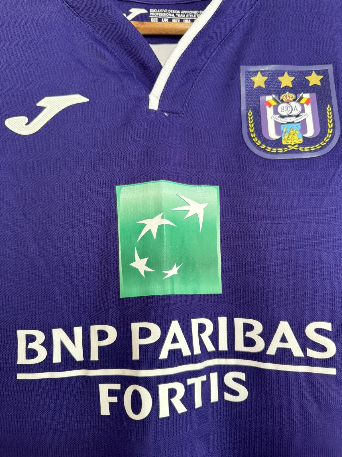 Adidas Anderlecht 2019-2020 Home Soccer Jersey Football Kit Shirt Size US M / EU 48-50 / 2 - 6 Thumbnail
