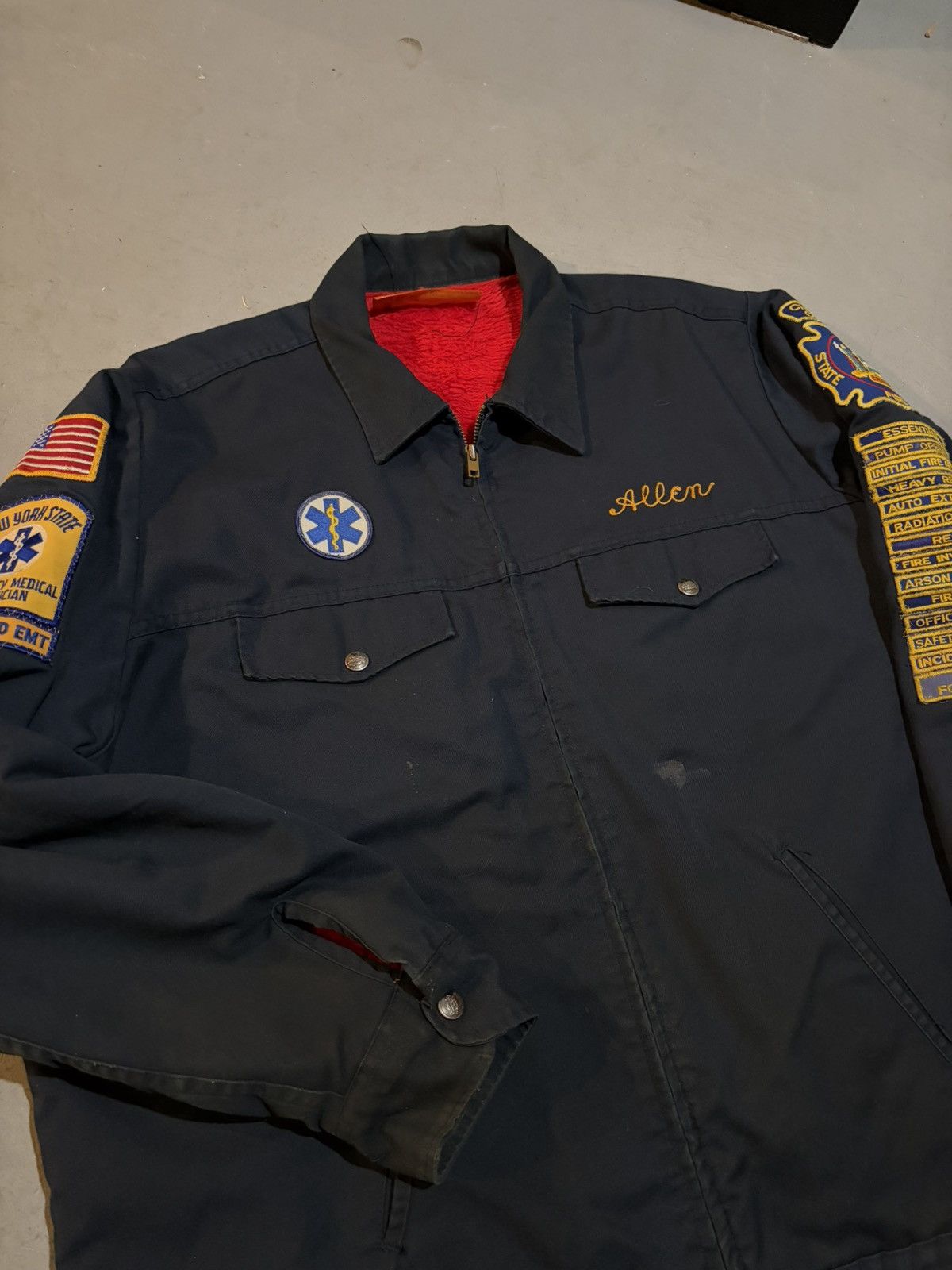 Dickies Beautiful 80s True Vintage Setlowear Dickies Fireman Jacket Size US XL / EU 56 / 4 - 4 Thumbnail