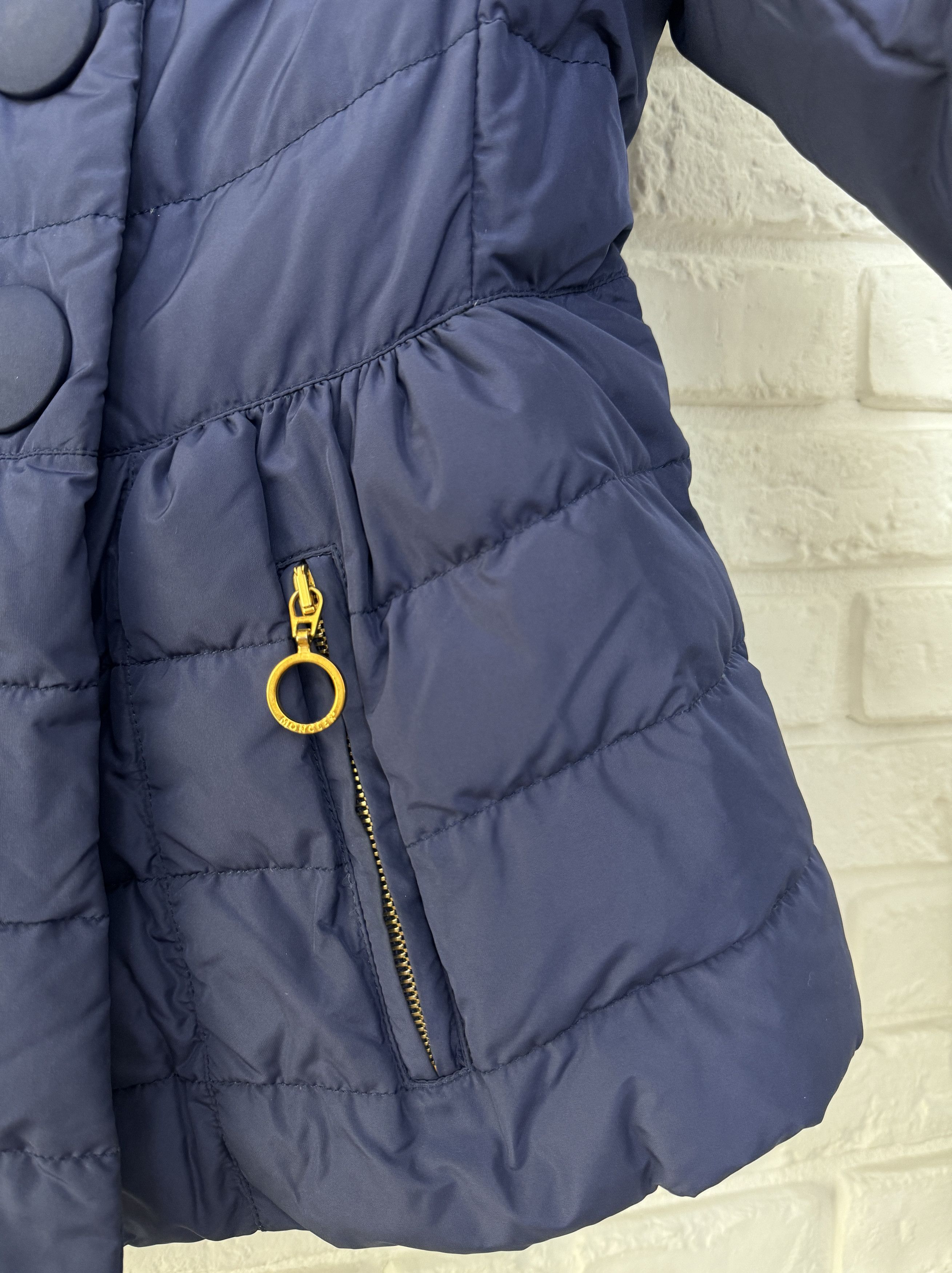 Moncler Authentic Moncler Kelly Jacket Puffer Navy Blue Logo Size 0 Size XS / US 0-2 / IT 36-38 - 5 Thumbnail