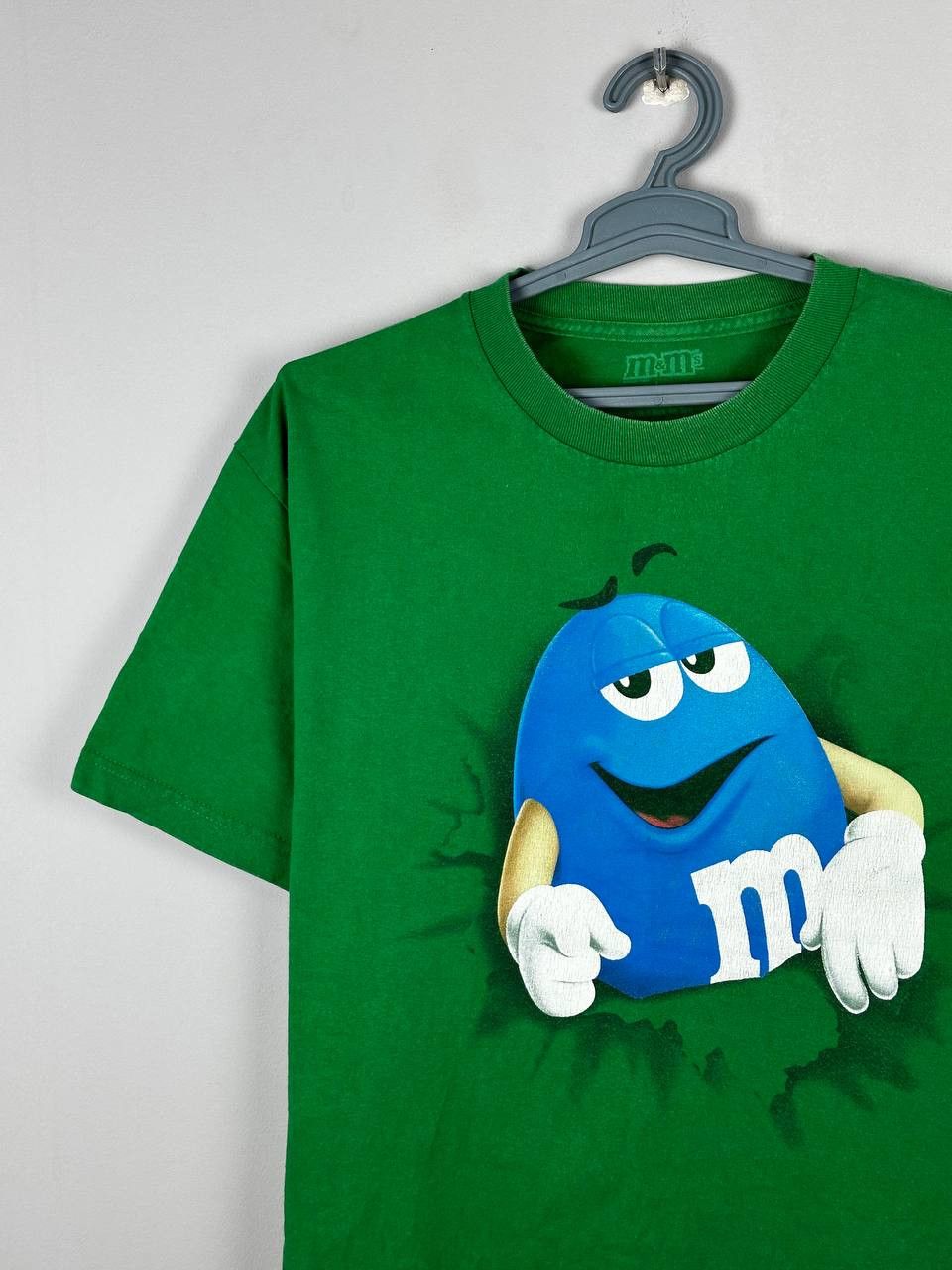 Cartoon Network M&M's Big Face Print Green Tee Shirt Size L Size US L / EU 52-54 / 3 - 3 Thumbnail