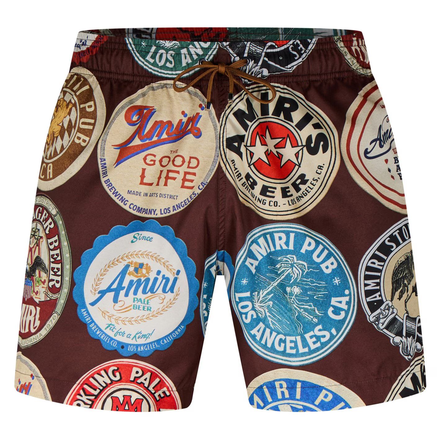 Amiri oc11z0126 Coaster Swim Shorts in Multicolor Size US 30 / EU 46 - 1 Thumbnail