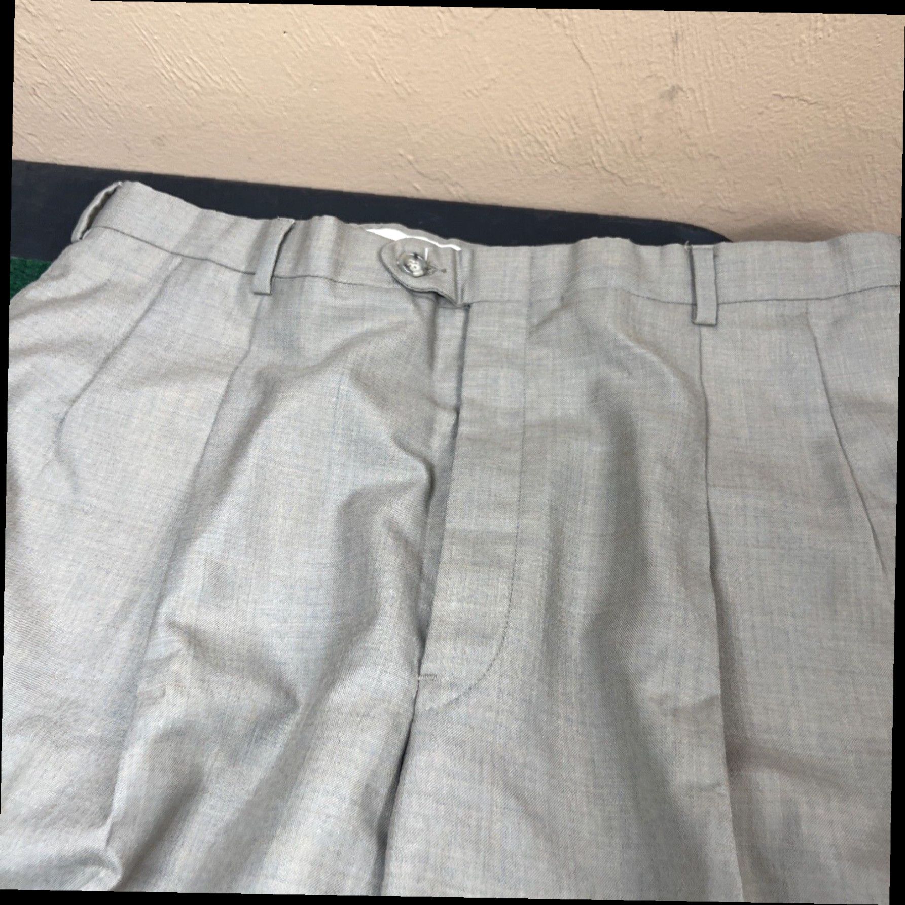Austin Reed Austin Reed Trousers Pants Dress Casual Beige, Size 35 Waist, 31 Leg Size US 35 - 4 Thumbnail
