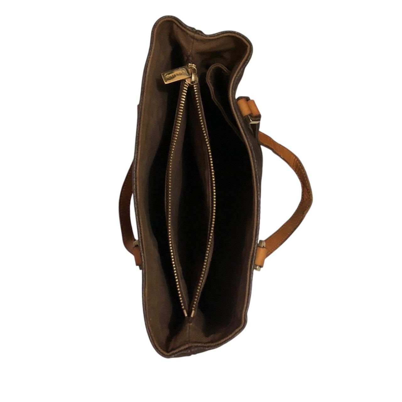 Celine × Vintage Vintage Celine Macadam Shoulder Tote Bag Leather Beige Size ONE SIZE - 8 Thumbnail