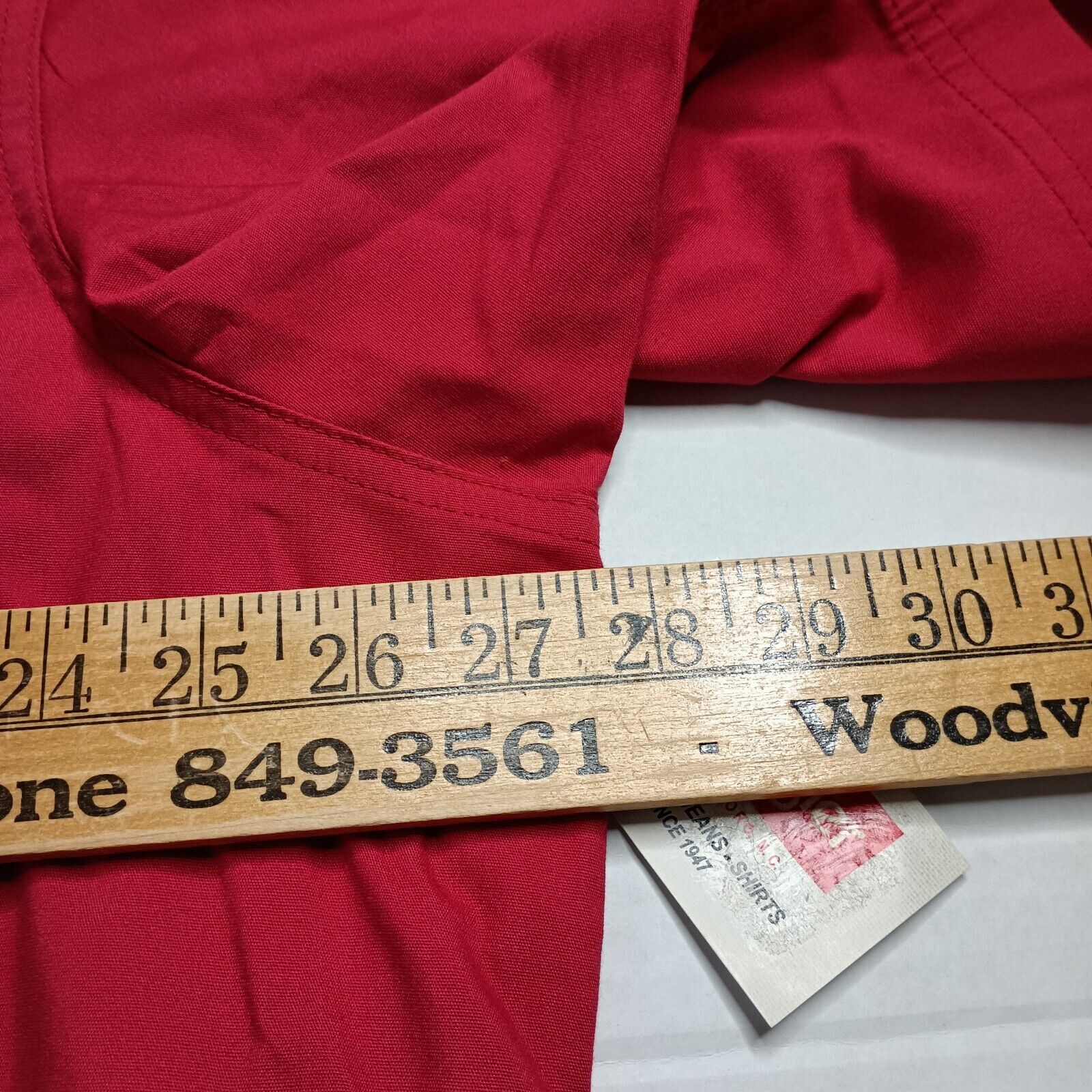 Wrangler Wrangler S/S Twill Button Up Shirt Red Relaxed Fit Size 2XL Size US XXL / EU 58 / 5 - 4 Thumbnail