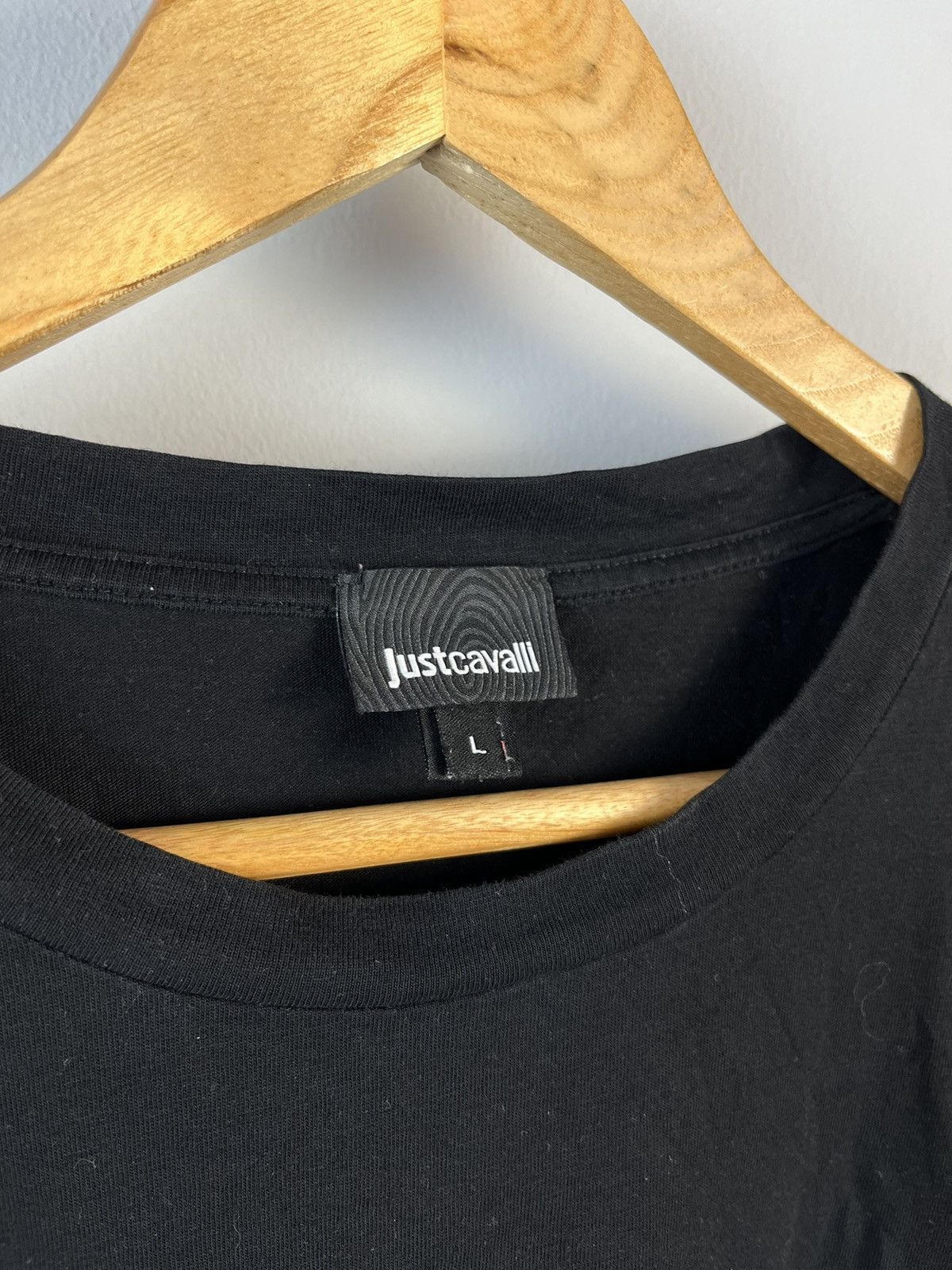Just Cavalli × Roberto Cavalli Just Cavalli Big Logo Luxury Short Sleeve Tee Shirt Size US L / EU 52-54 / 3 - 7 Thumbnail