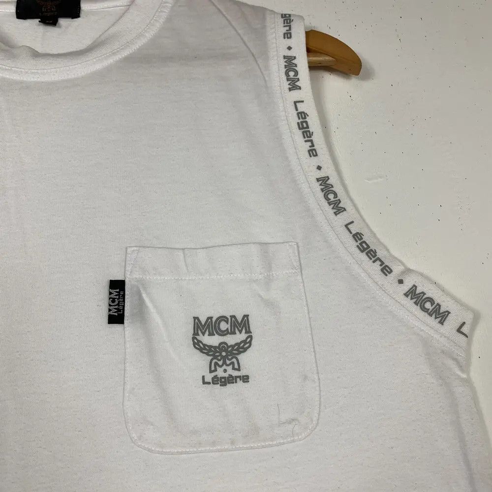 MCM Vintage 90's MCM LEGERE Pocket Tank Tops Size US M / EU 48-50 / 2 - 4 Thumbnail