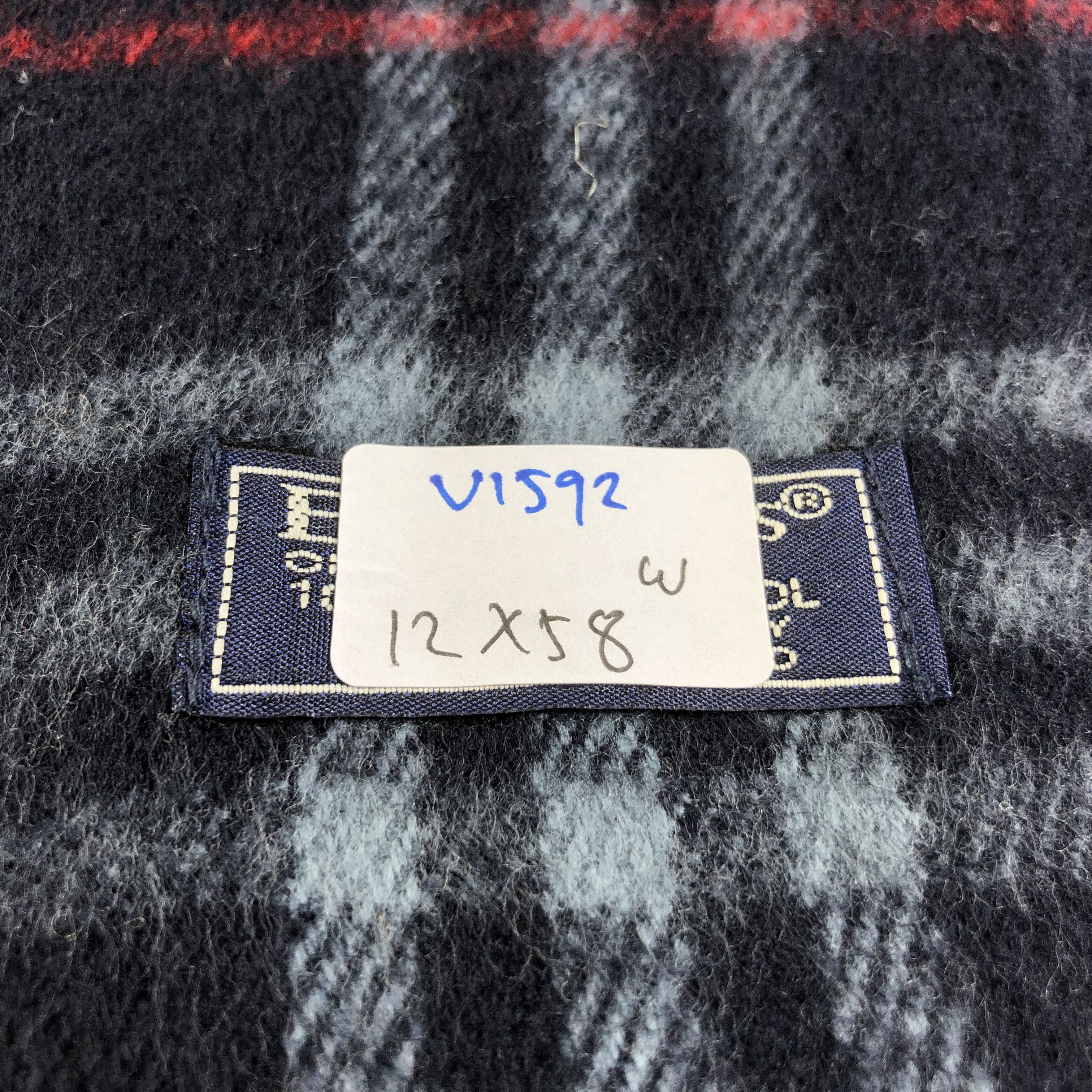 Burberry Burberrys Blue Nova Check Wool Scarf Muffler V1592 Size ONE SIZE - 5 Thumbnail