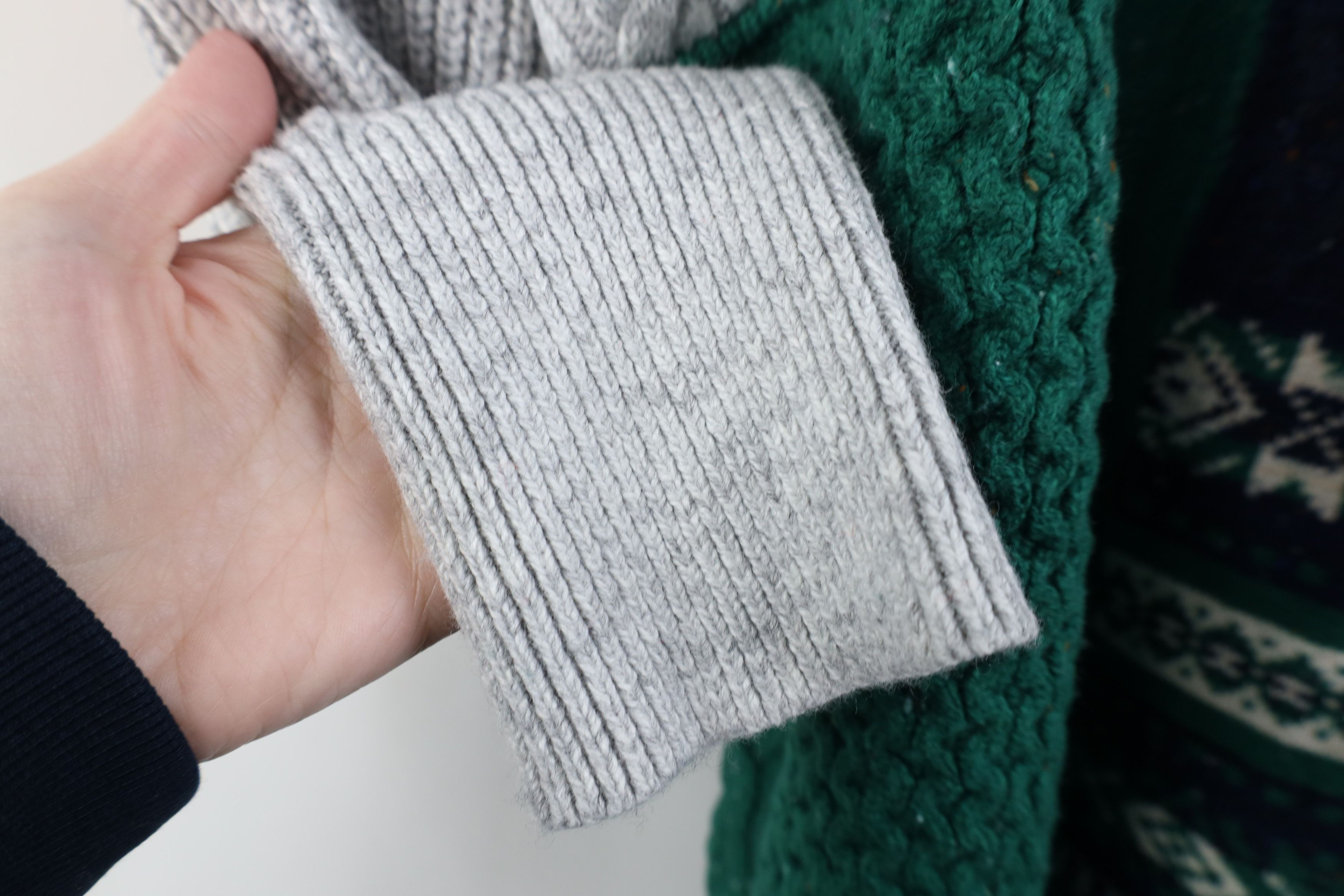 Lands' End Vintage Y2K Lands End Blend Fair Isle Cable Knit Sweater Size L / US 10 / IT 46 - 7 Thumbnail