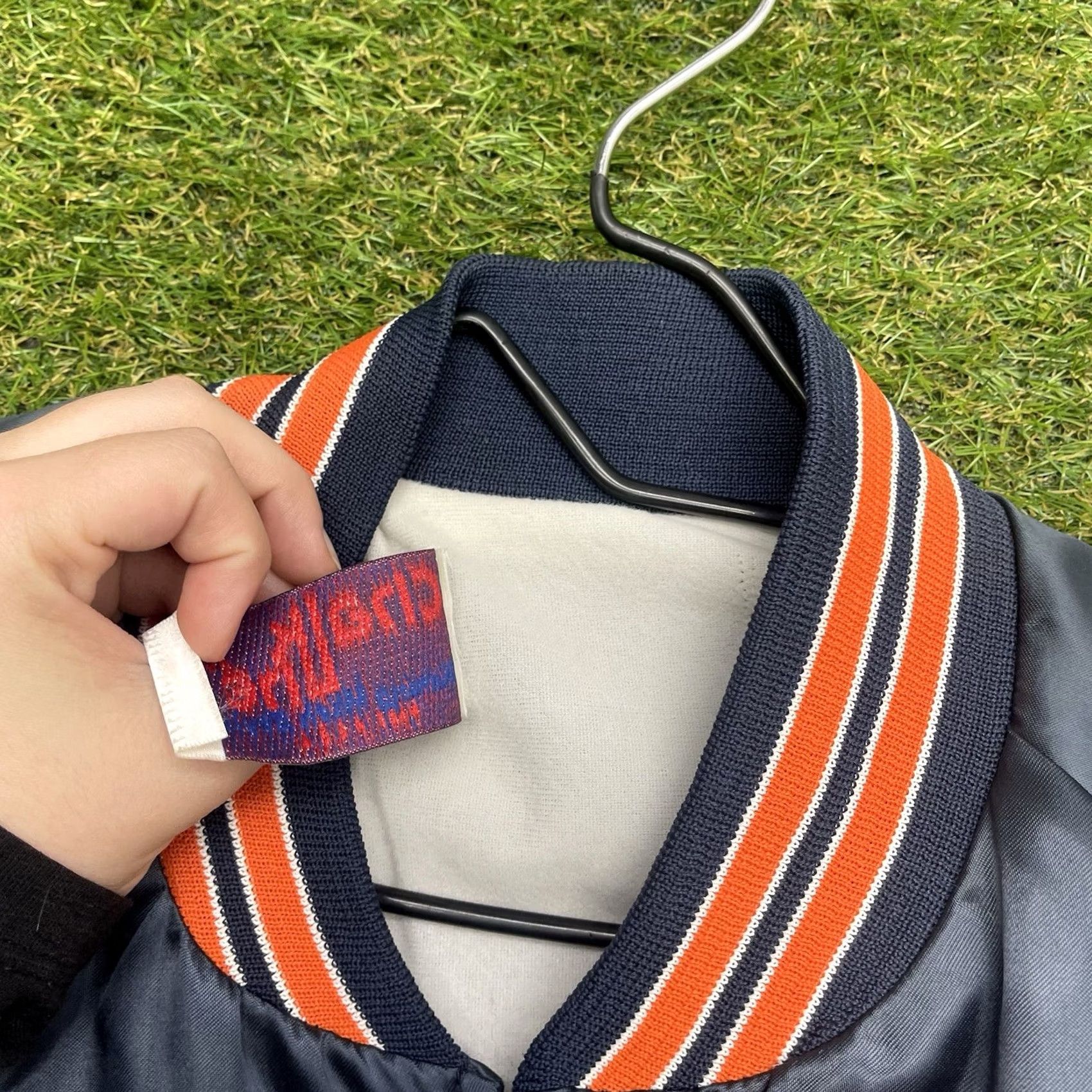 Chalk Line VINTAGE Chalk Line Mickey Mouse Varsity Jacket Mens L Blue Satin 90s 80s Disney World Logo Jacket Mens Boys Girls Size US L / EU 52-54 / 3 - 6 Thumbnail