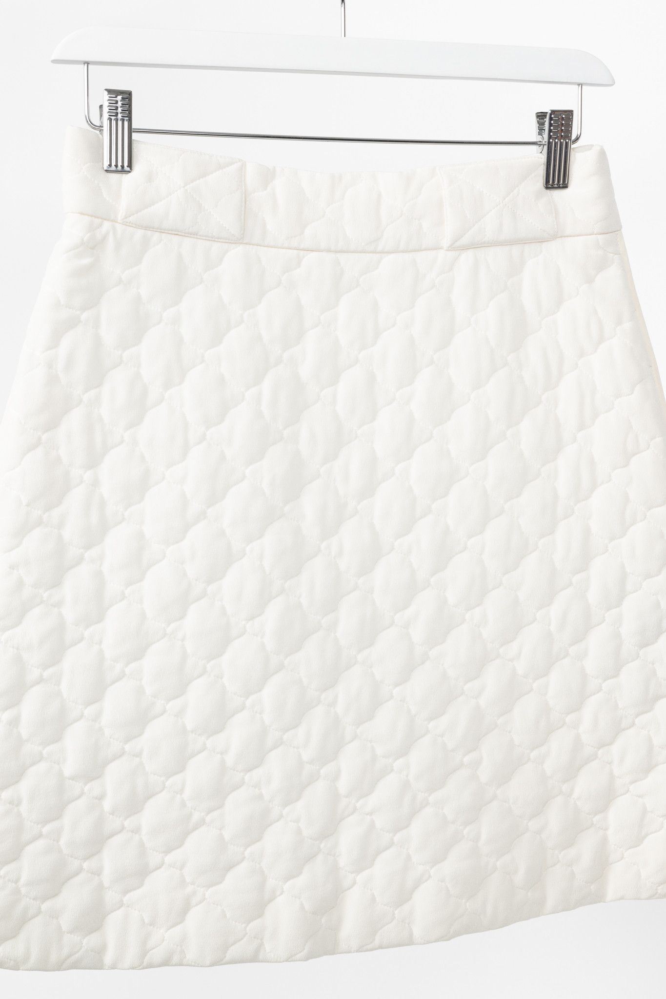 Fendi Fendi SS20 Runway Quilted Silk Crepe de Chine Mini Skirt Size 27" / US 4 / IT 40 - 3 Thumbnail