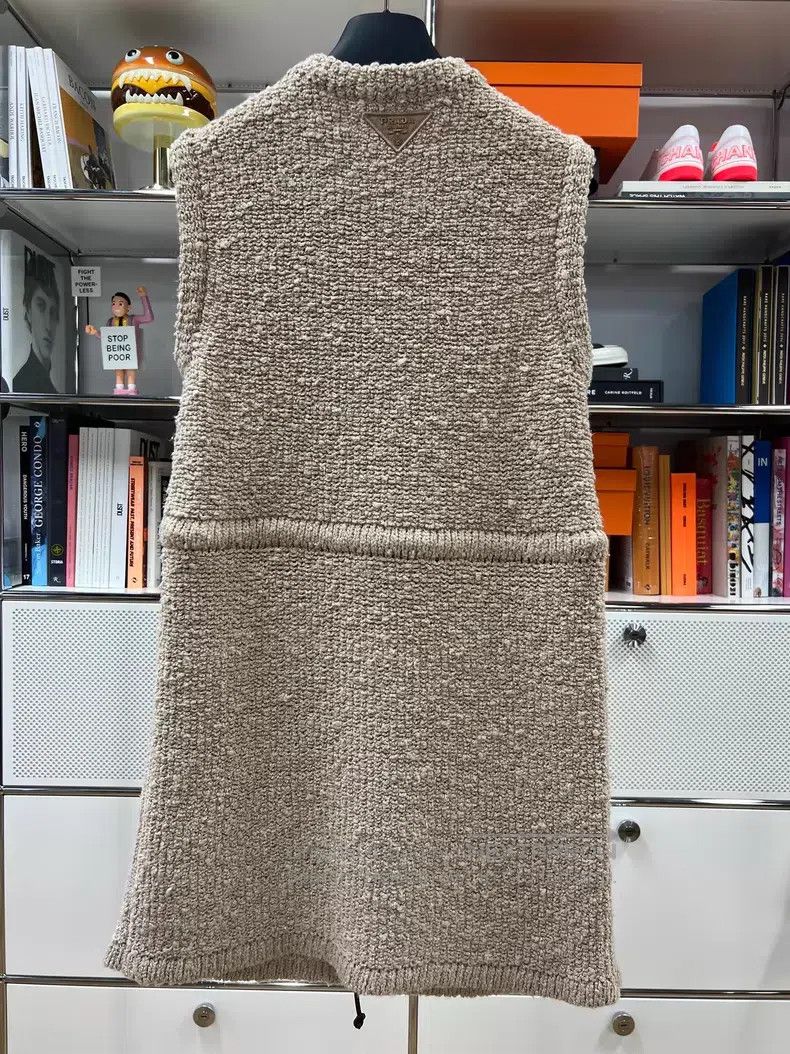 Prada Prada Light brown knitted leather lacing dress Size XS / US 0-2 / IT 36-38 - 2 Thumbnail