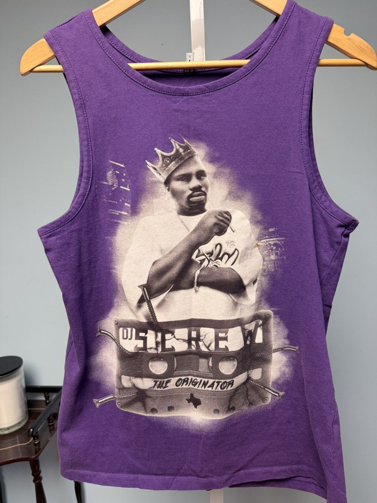 Rap Tees DJ Screw Purple Tank Top Size Small Size US S / EU 44-46 / 1 - 2 Thumbnail