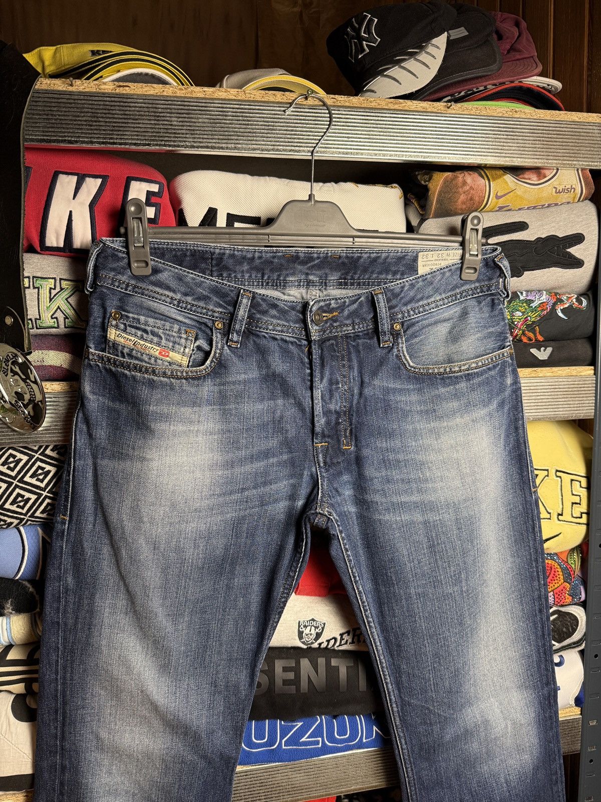 Diesel Vintage Flared Diesel Jeans Baggy Washed IfSixWasNine Style Size US 32 / EU 48 - 3 Thumbnail