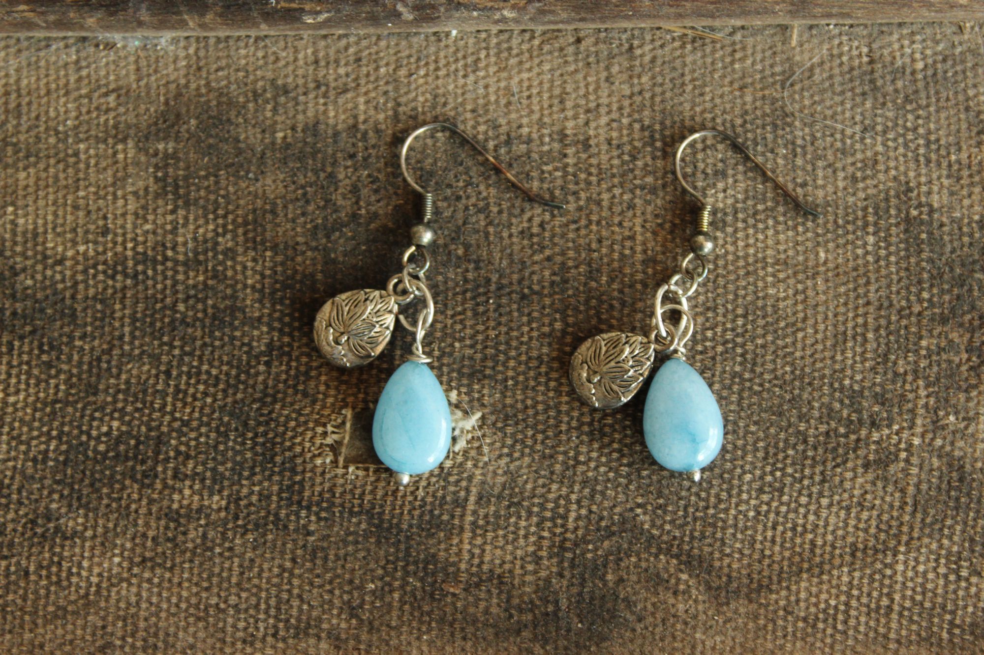 Other Dragonfly Necklace and Earrings set, with Blue beads, Jewelr Size ONE SIZE - 4 Thumbnail