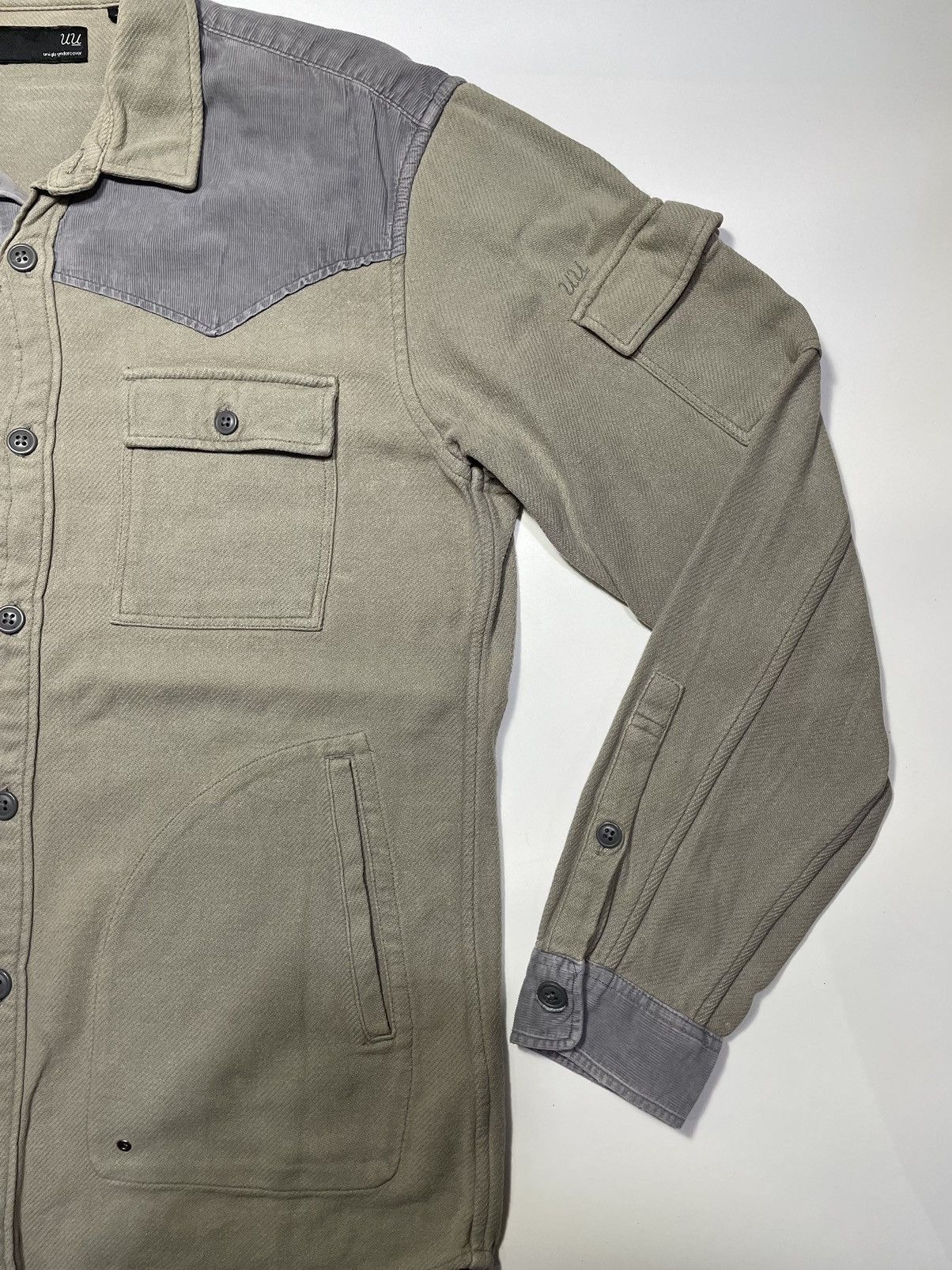 Undercover Uniqlo Undercover UU Multi pocket Flannel LongSleeve utility Size US L / EU 52-54 / 3 - 3 Thumbnail