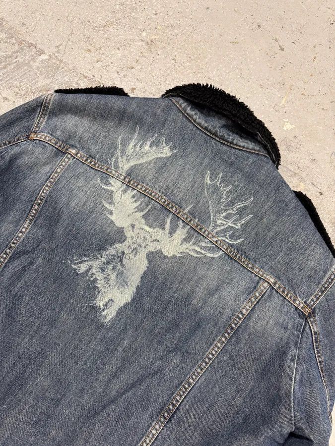 Moschino 2000s Moschino Majestic Deer Blue Denim Jacket Size US M / EU 48-50 / 2 - 4 Thumbnail